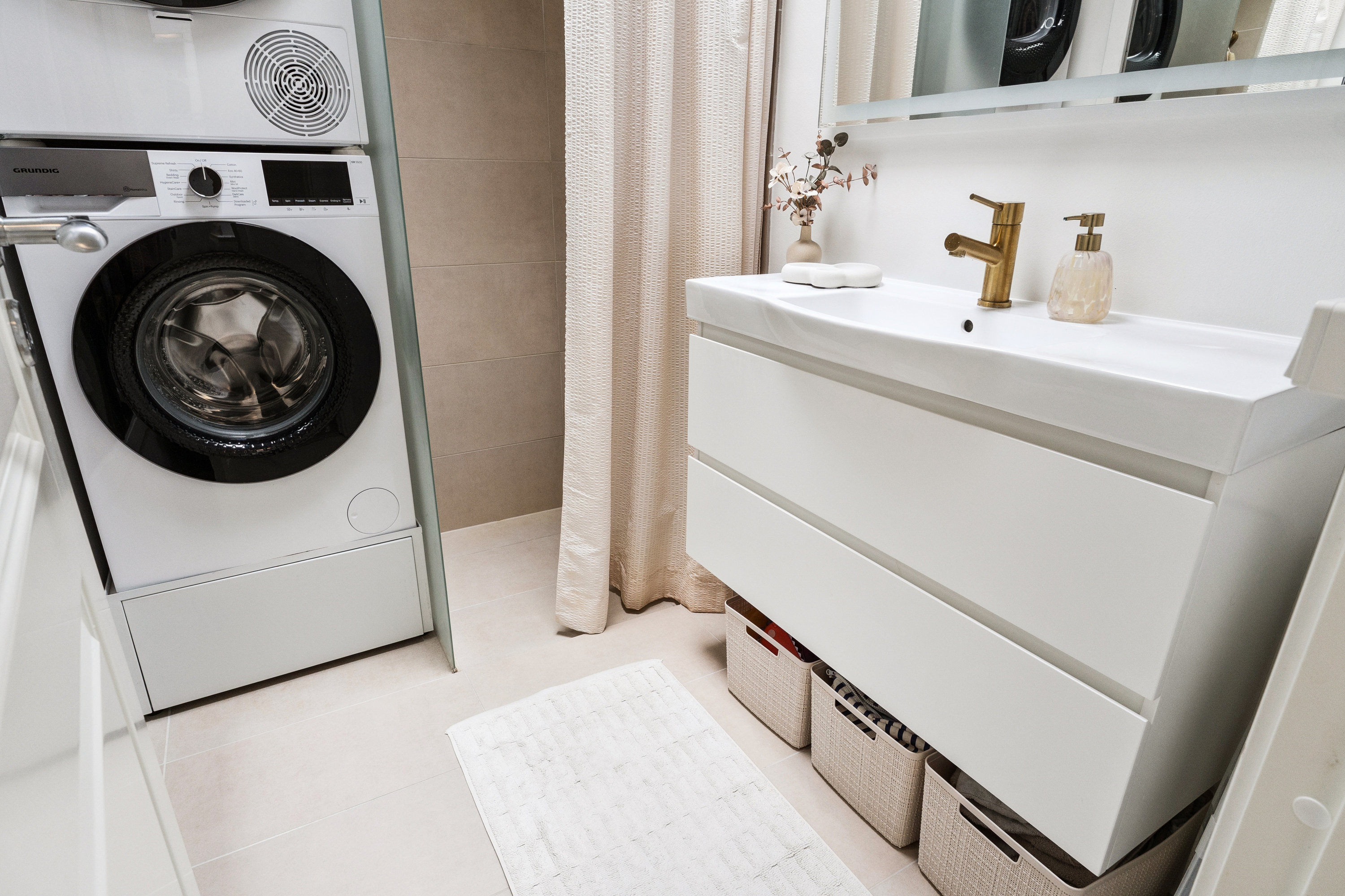 Fremhævet badeværelse billede i fuldskærmstilstand. Billede af Rørløkken 93, 2730 Herlev