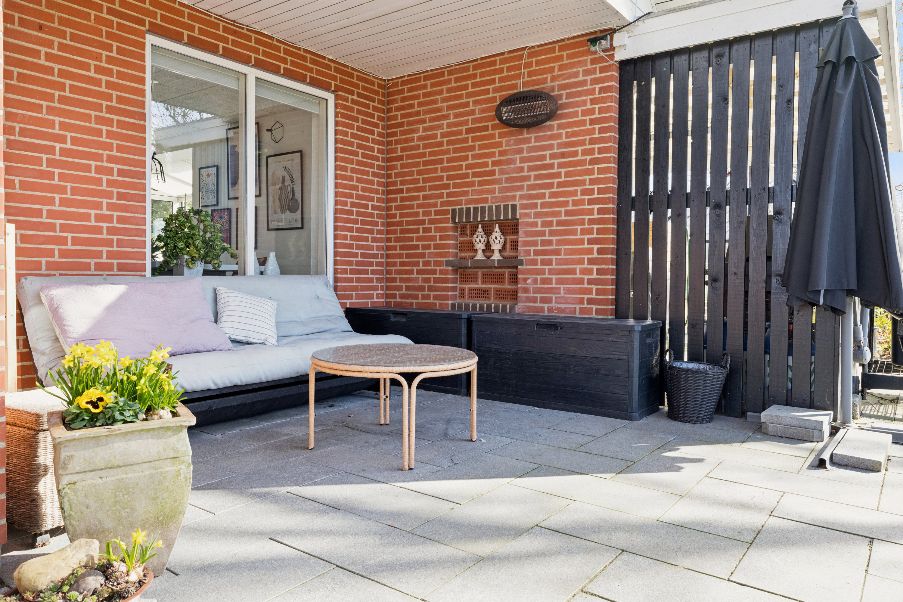 Fremhævet terrasse billede i fuldskærmstilstand. Billede af Foldbjergvej 3, Sparkær, 8800 Viborg