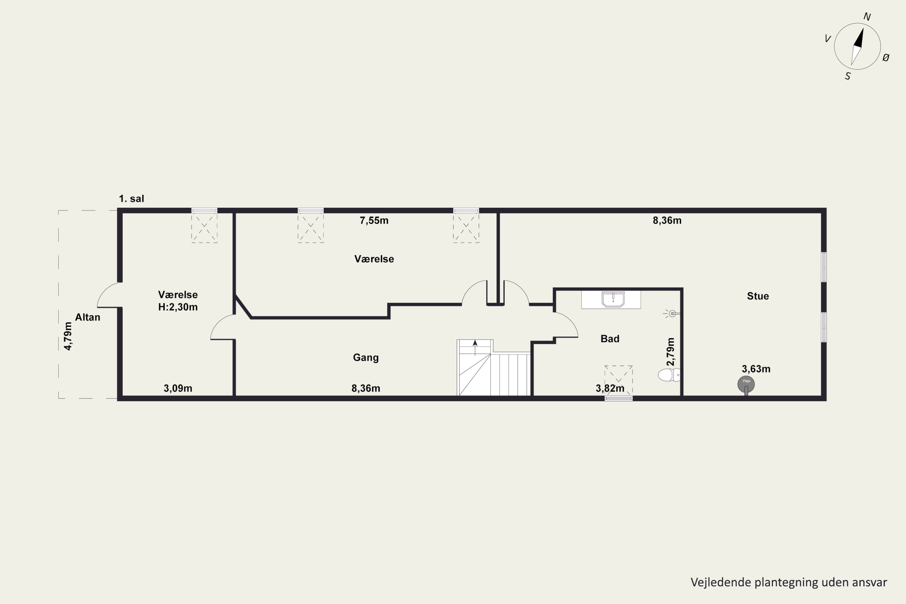 Plantegninger billede af Foldbjergvej 3, Sparkær, 8800 Viborg