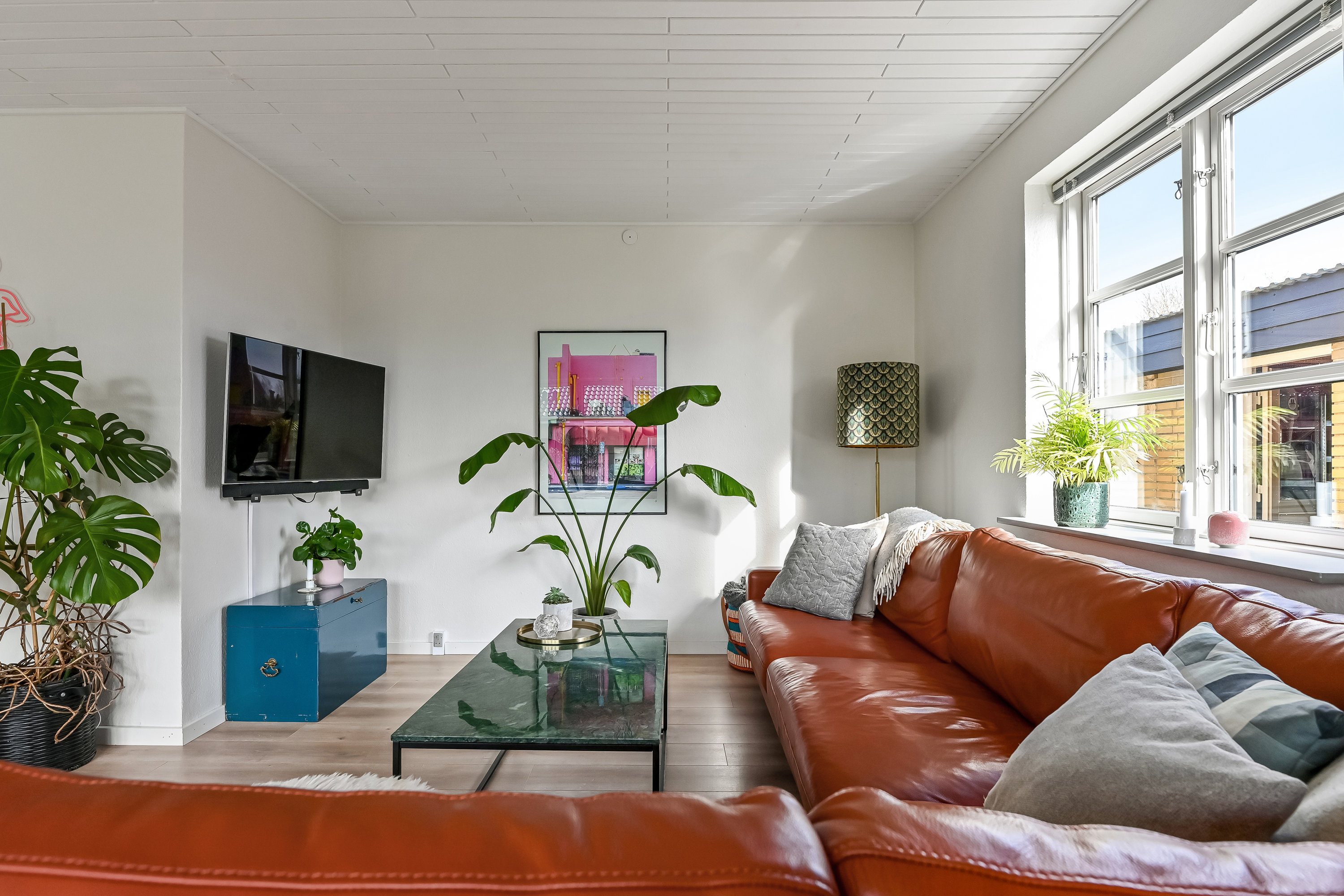 Fremhævet stue billede i fuldskærmstilstand. Billede af Liselundvej 80, Tjørring, 7400 Herning