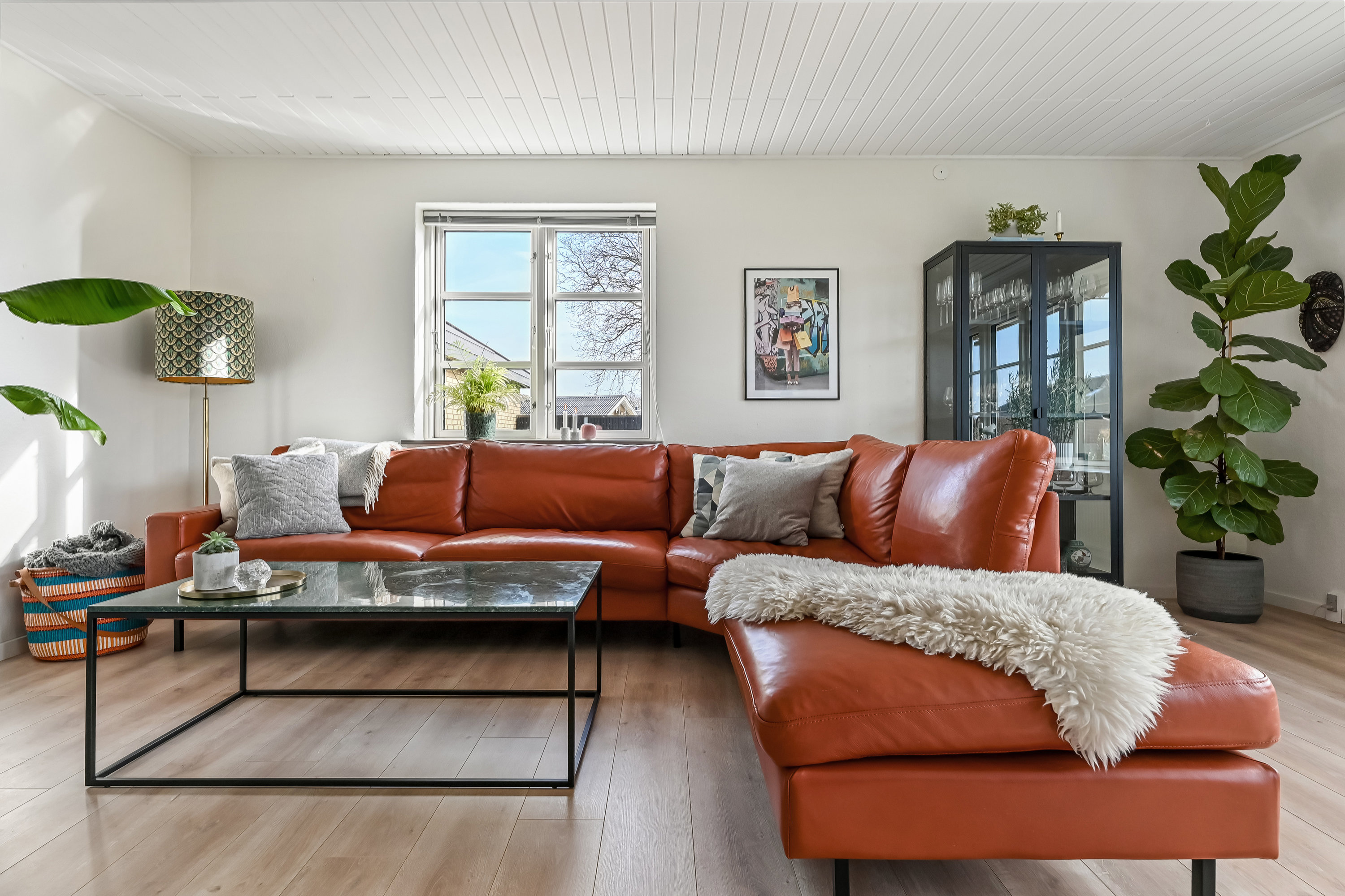 Fremhævet stue billede i fuldskærmstilstand. Billede af Liselundvej 80, Tjørring, 7400 Herning