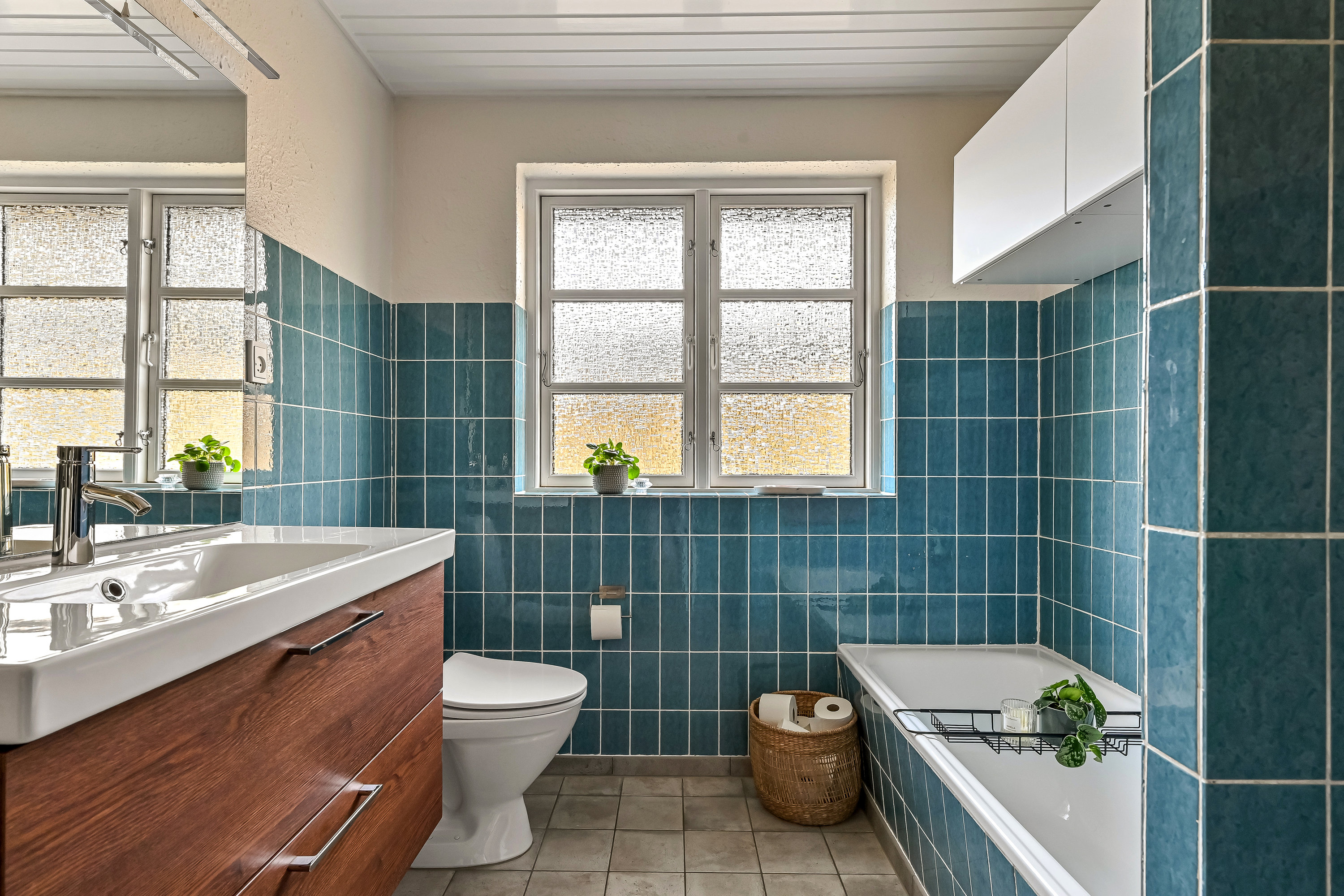 Fremhævet badeværelse billede i fuldskærmstilstand. Billede af Liselundvej 80, Tjørring, 7400 Herning