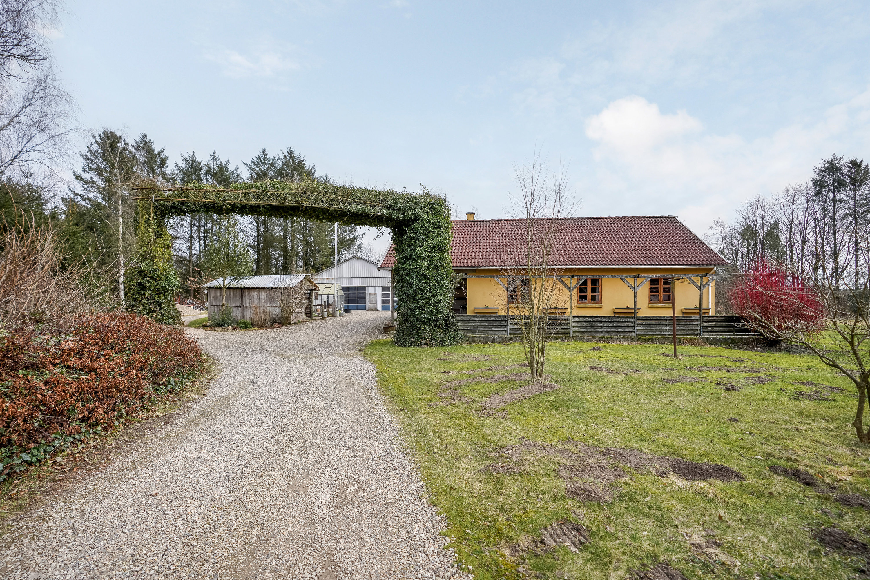 Fremhævet ejendommen billede i fuldskærmstilstand. Billede af Davdingvej 17, Davding, 8740 Brædstrup