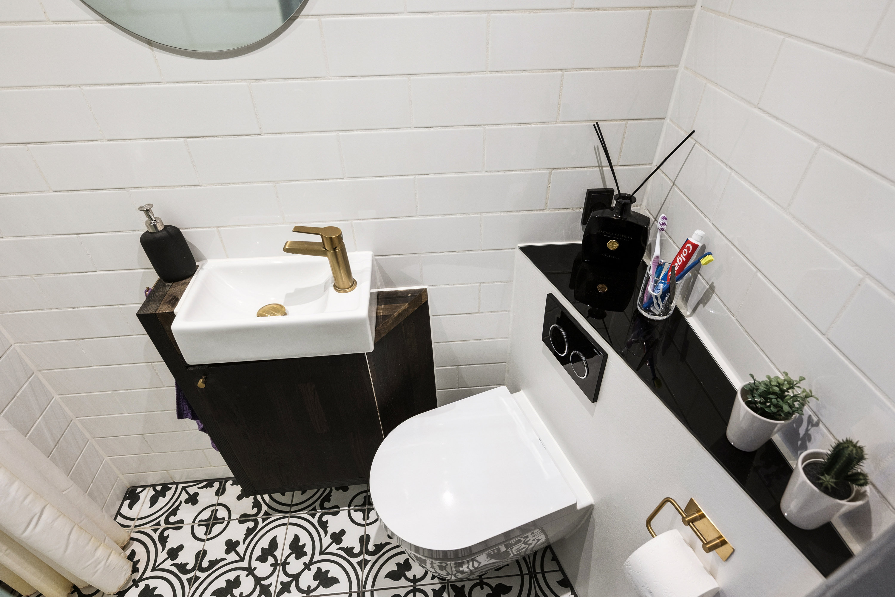 Fremhævet badeværelse billede i fuldskærmstilstand. Billede af Paradisgade 5, st.. th., 8000 Aarhus C