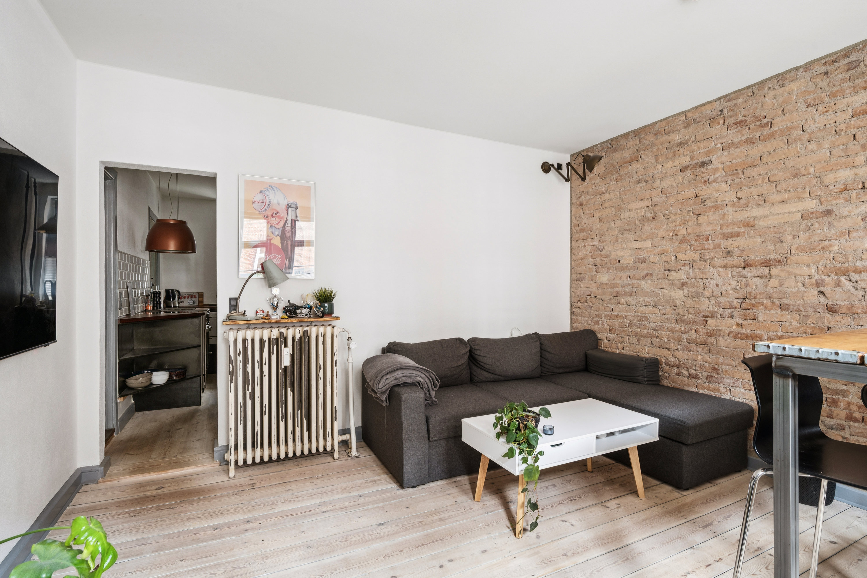 Fremhævet stue billede i fuldskærmstilstand. Billede af Paradisgade 5, st.. th., 8000 Aarhus C