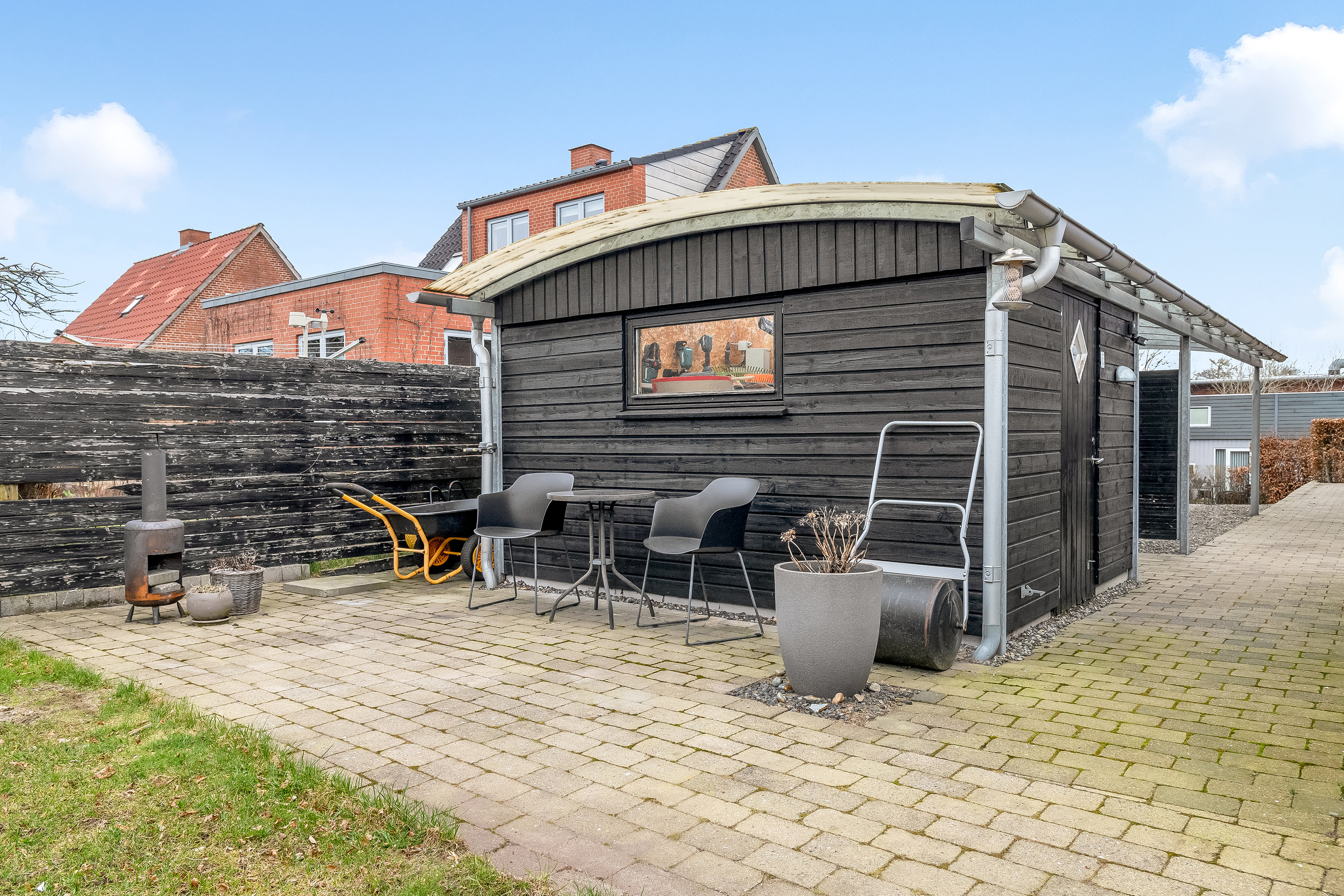 Fremhævet terrasse billede i fuldskærmstilstand. Billede af Kildevej 18, 7500 Holstebro