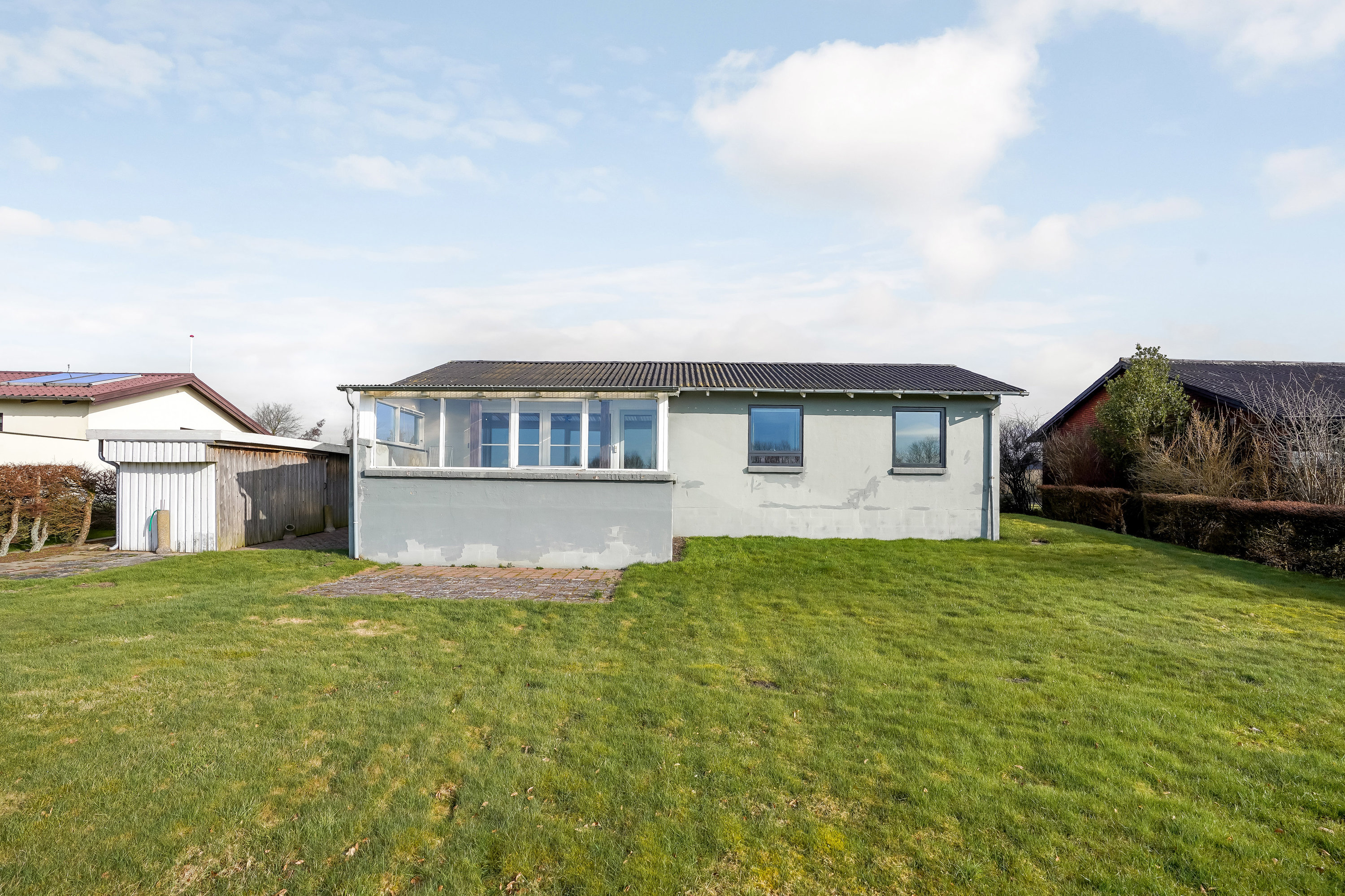 Fremhævet ejendommen billede i fuldskærmstilstand. Billede af Engvej 11, Sandvad, 7300 Jelling