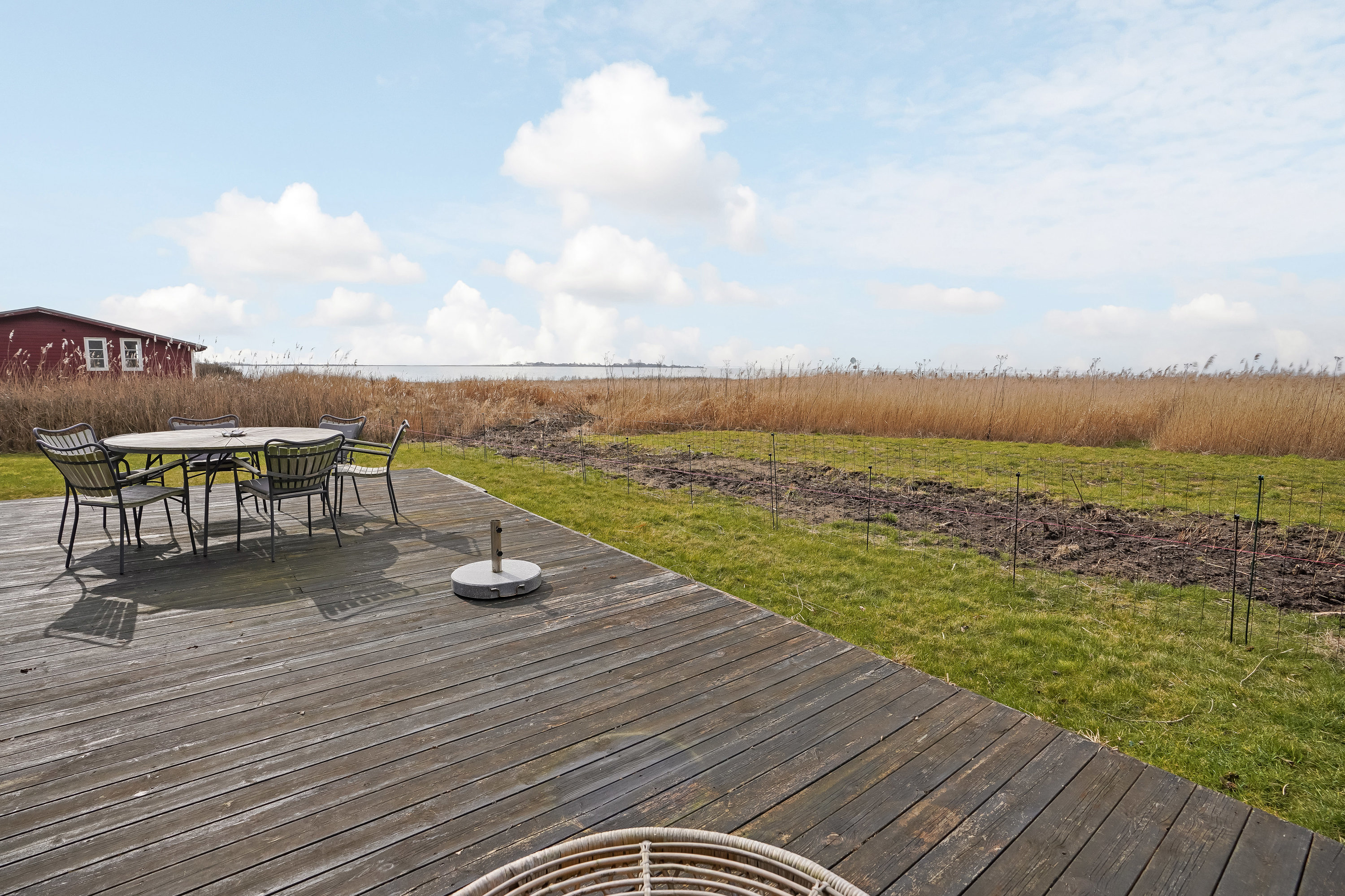 Fremhævet terrasse billede i fuldskærmstilstand. Billede af Juul Nielsenvej 23, Føns, 5580 Nørre Aaby