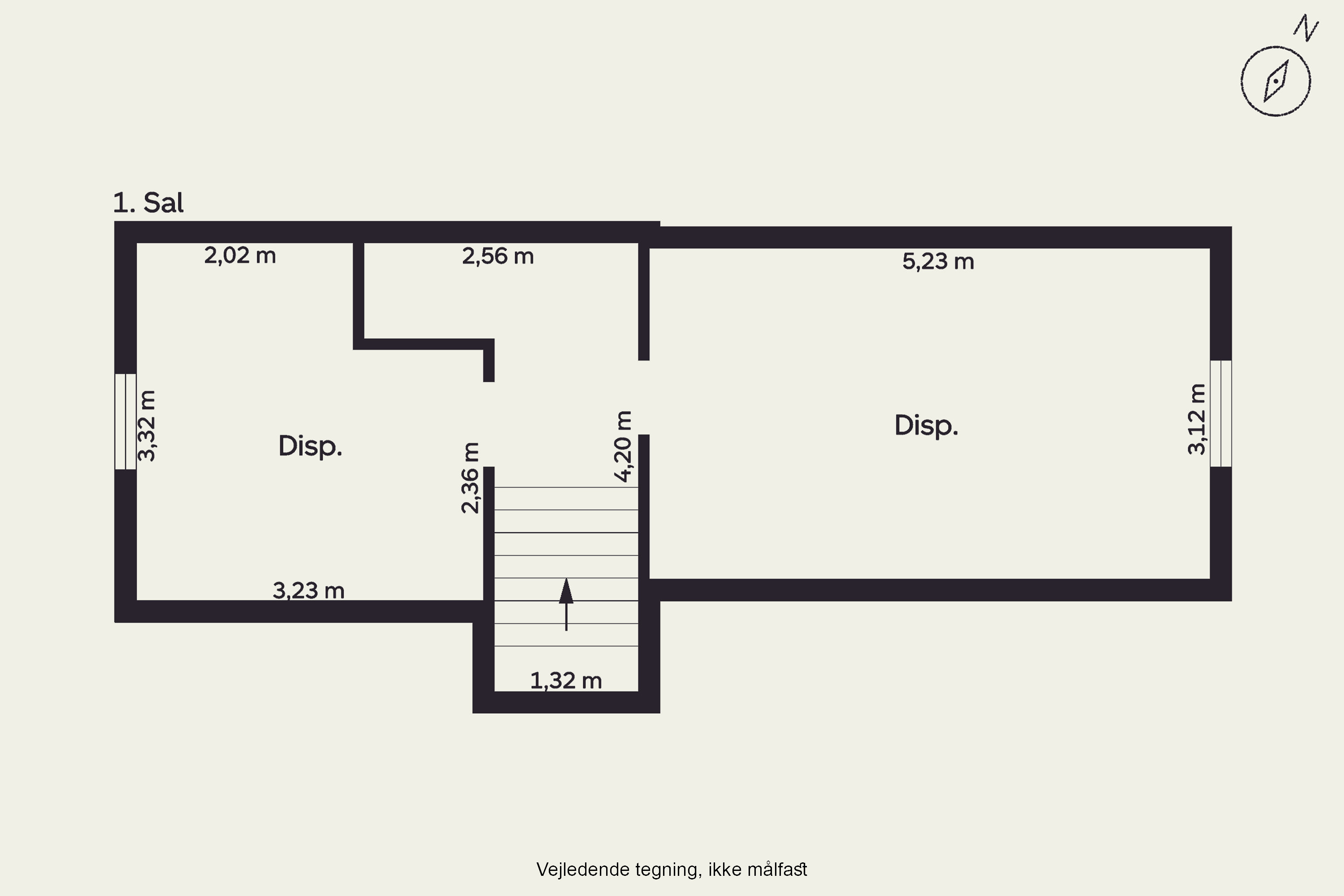 Plantegninger billede af Krengerupvej 117, Nårup, 5690 Tommerup