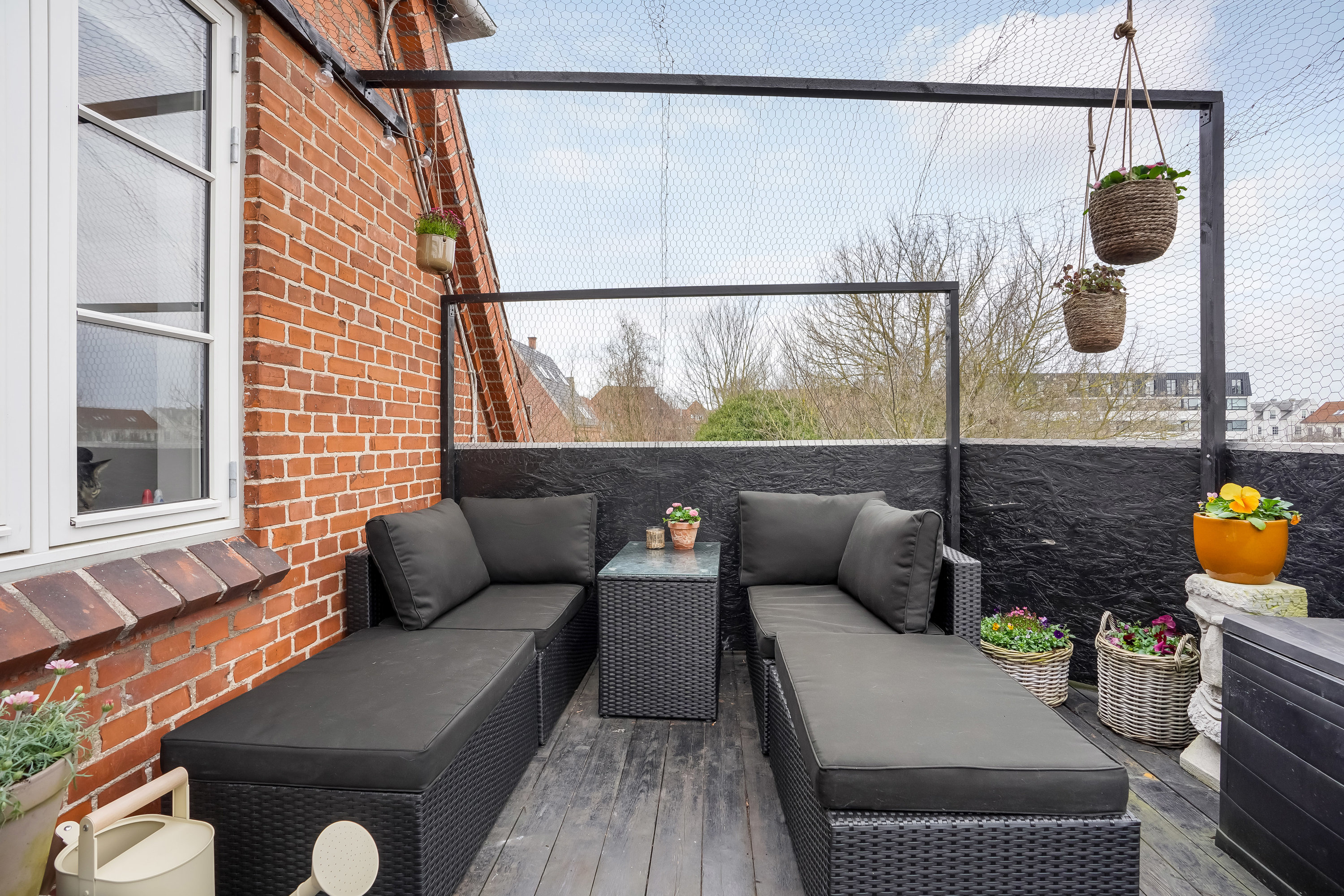 Fremhævet terrasse billede i fuldskærmstilstand. Billede af Steinsgade 16, 1. th., 5000 Odense C