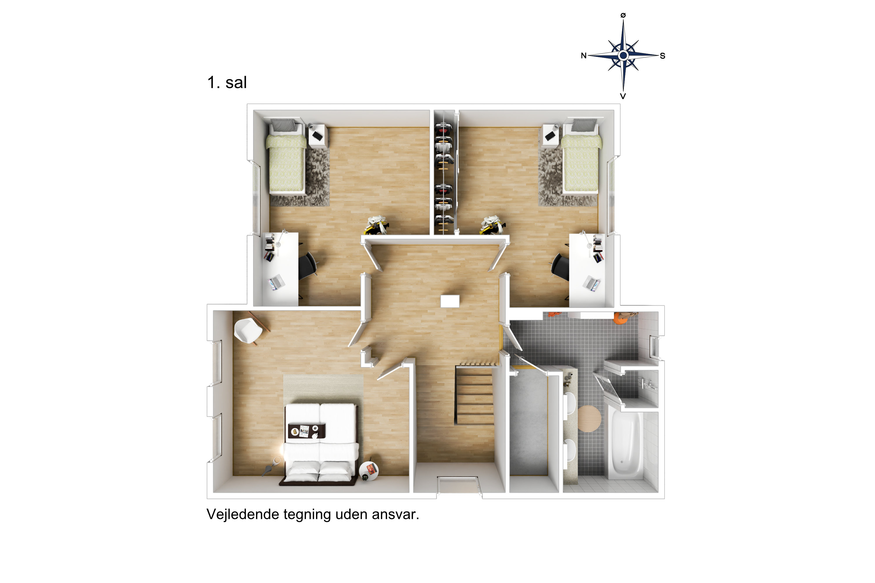 Plantegninger billede af Allégade 69, 5000 Odense C