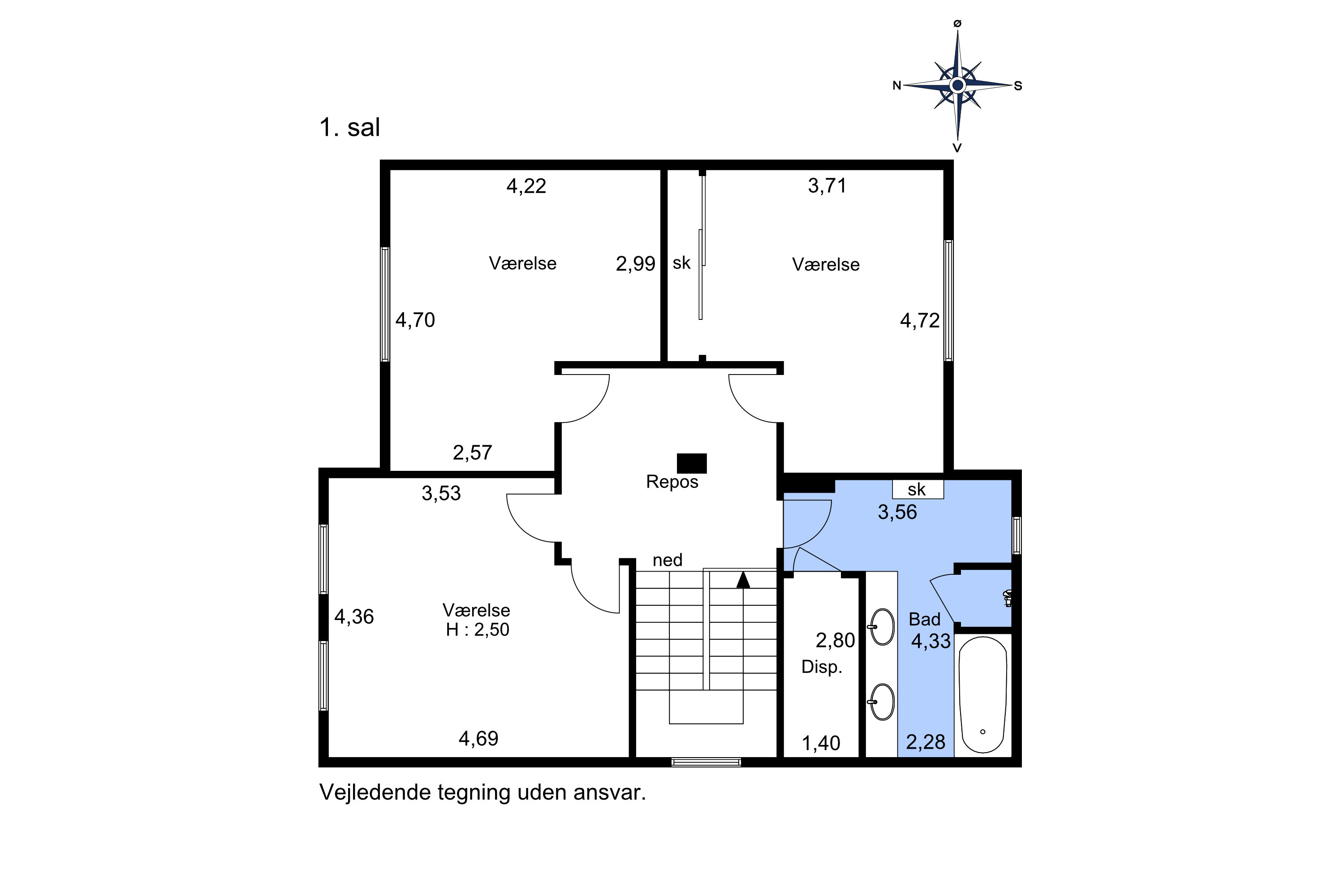 Plantegninger billede af Allégade 69, 5000 Odense C