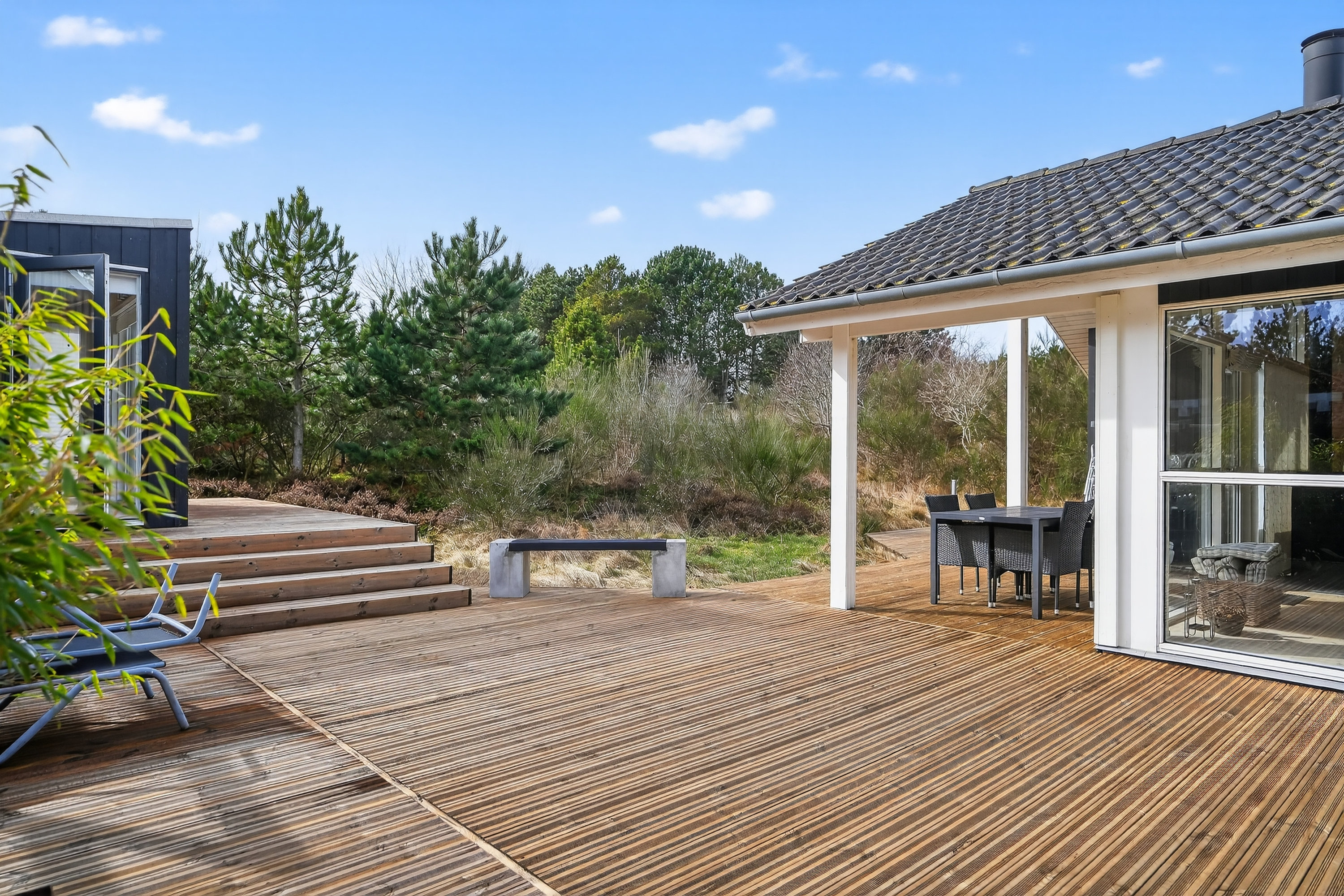 Fremhævet terrasse billede i fuldskærmstilstand. Billede af Majrosevej 8, Yderby Lyng, 4583 Sjællands Odde