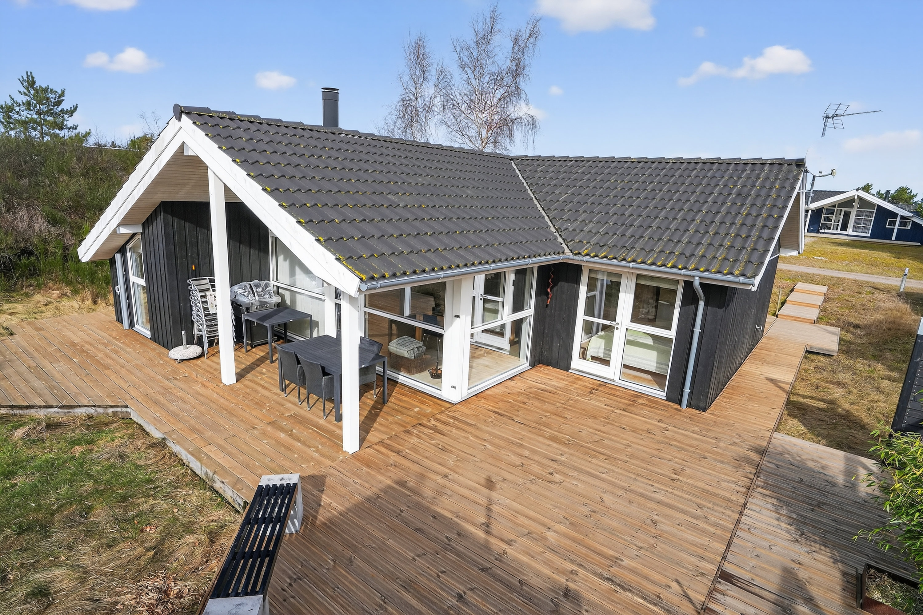 Fremhævet terrasse billede i fuldskærmstilstand. Billede af Majrosevej 8, Yderby Lyng, 4583 Sjællands Odde