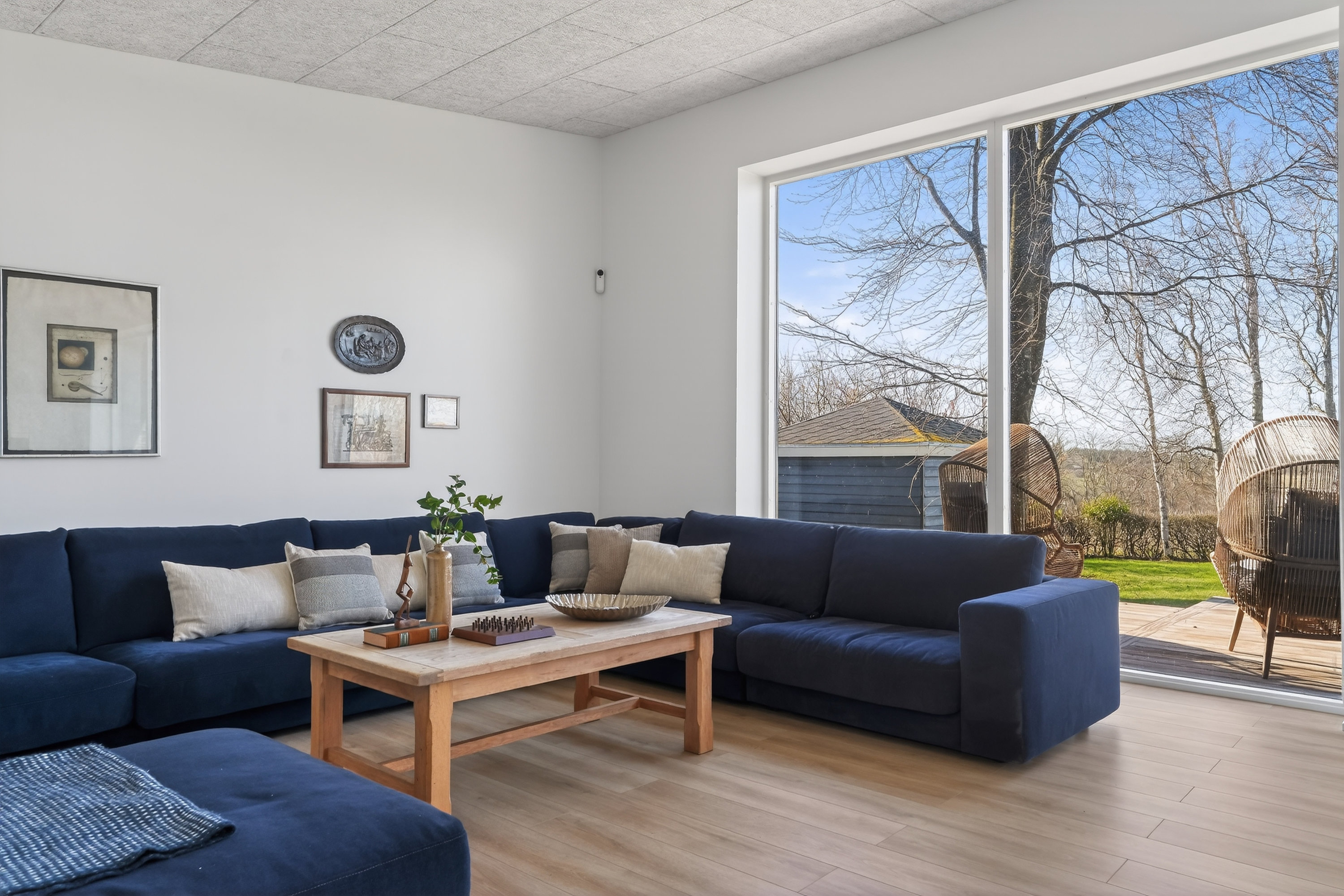 Fremhævet stue billede i fuldskærmstilstand. Billede af Mosesvinget 8, Nyrup, 4500 Nykøbing Sj