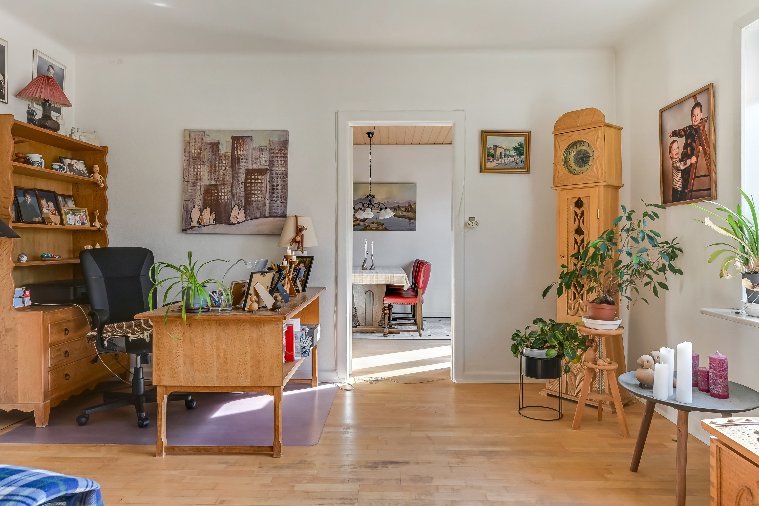 Fremhævet stue billede i fuldskærmstilstand. Billede af Østre Alle 8, 7200 Grindsted