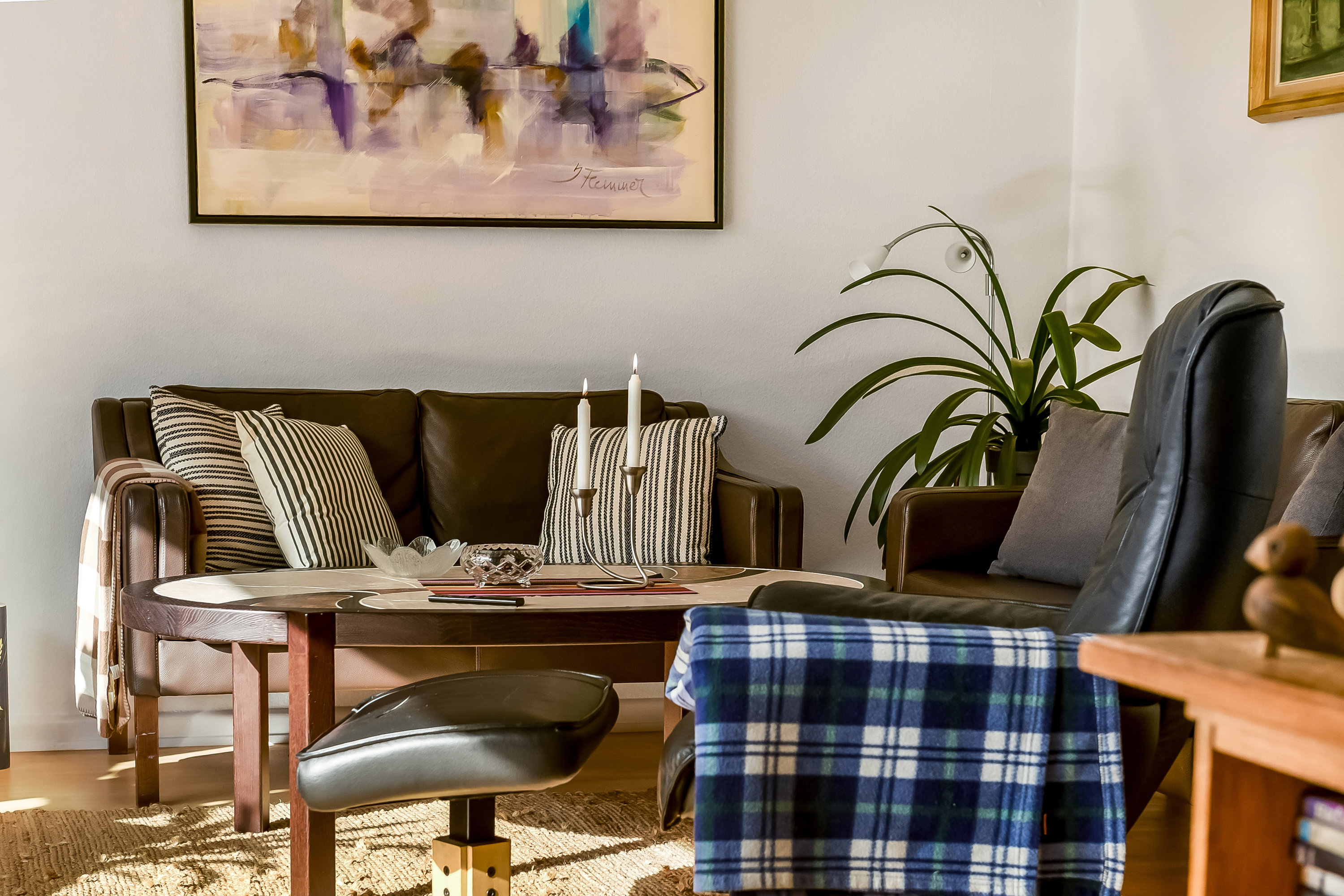 Fremhævet stue billede i fuldskærmstilstand. Billede af Østre Alle 8, 7200 Grindsted