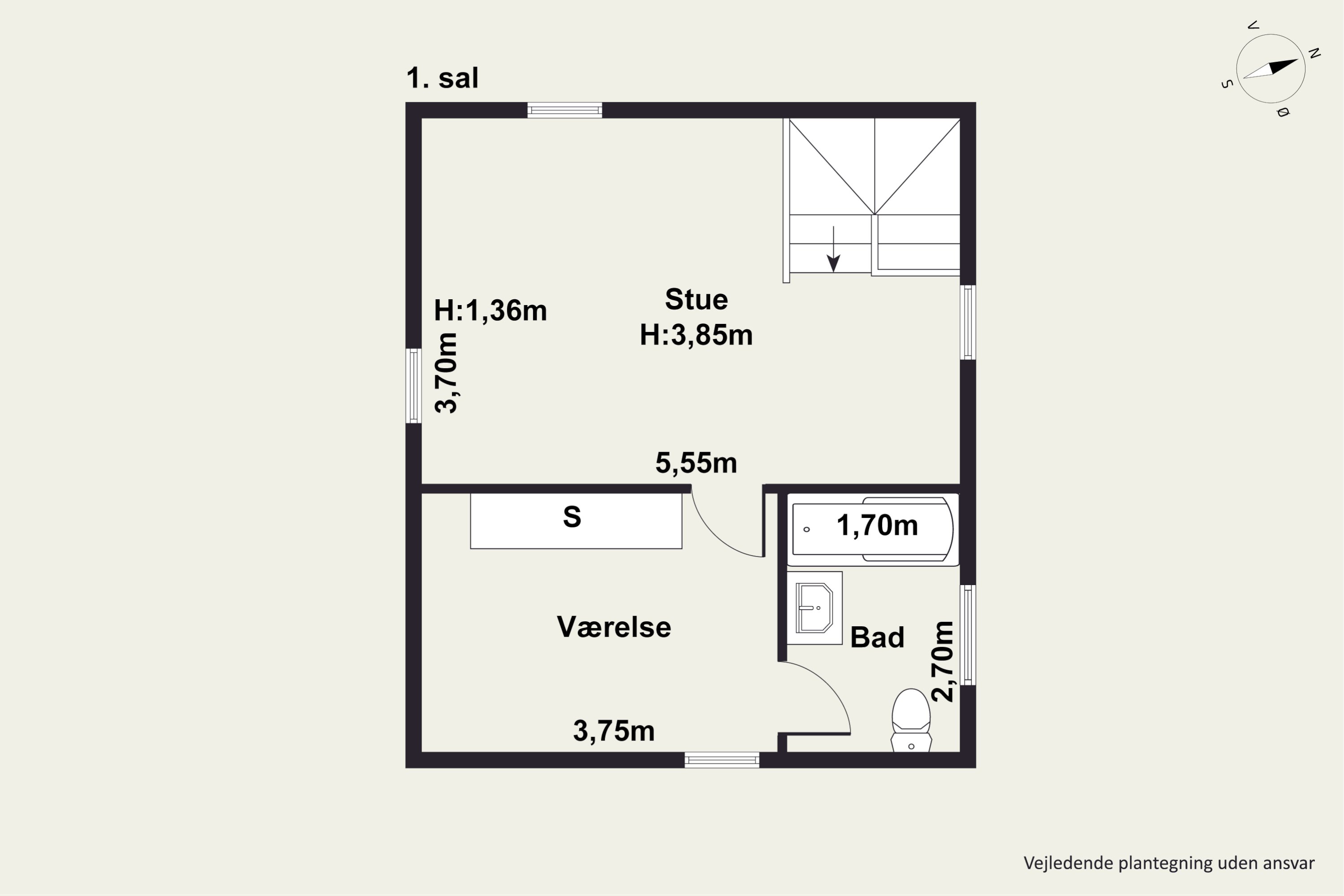 Plantegninger billede af Guldborghaven 29, 9000 Aalborg