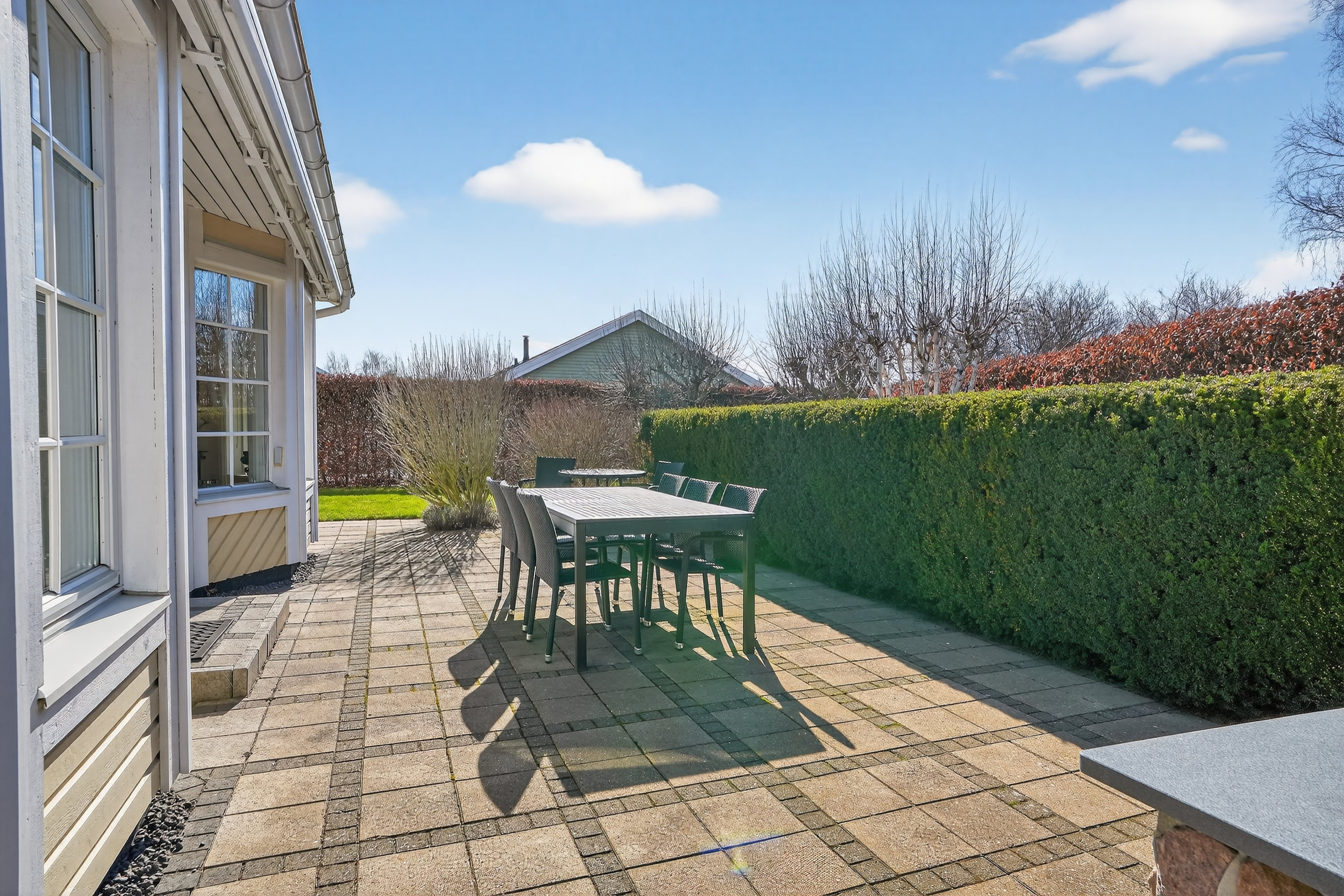 Fremhævet terrasse billede i fuldskærmstilstand. Billede af Klokkelyngen 39, 4573 Højby
