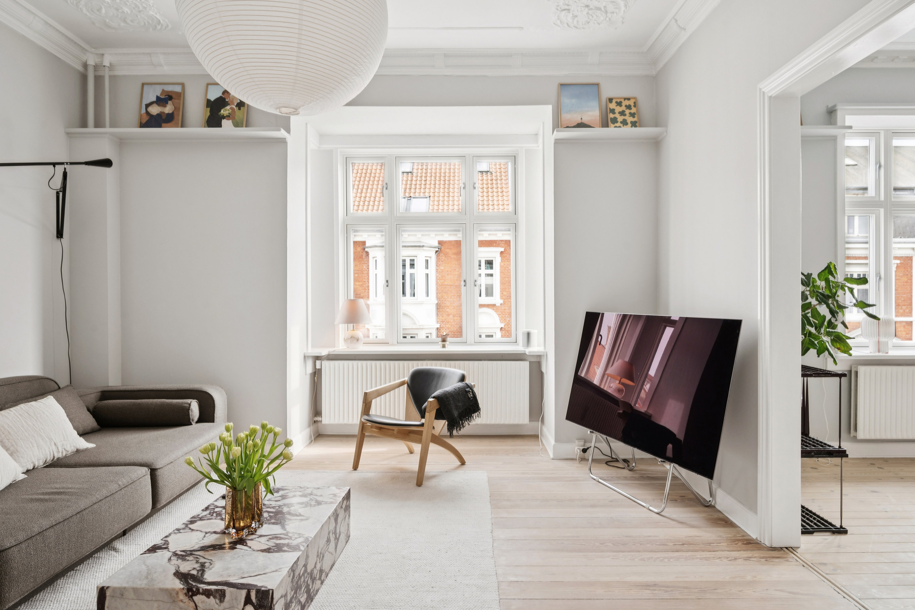 Fremhævet stue billede i fuldskærmstilstand. Billede af Hans Broges Gade 10, 3., 8000 Aarhus C