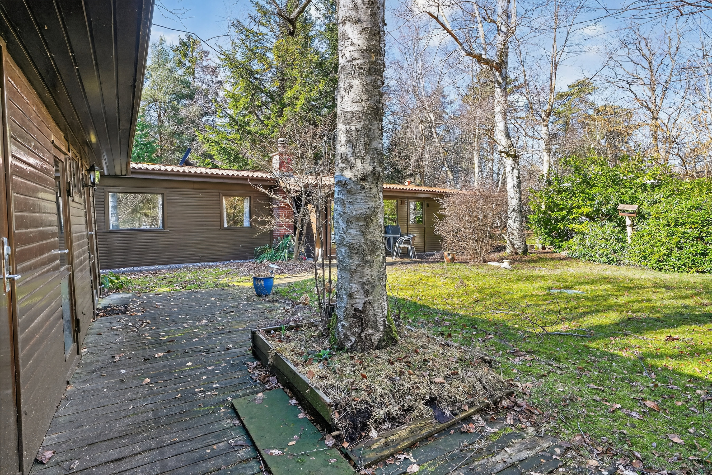 Fremhævet terrasse billede i fuldskærmstilstand. Billede af Soldalen 30, Nakke, 4500 Nykøbing Sj