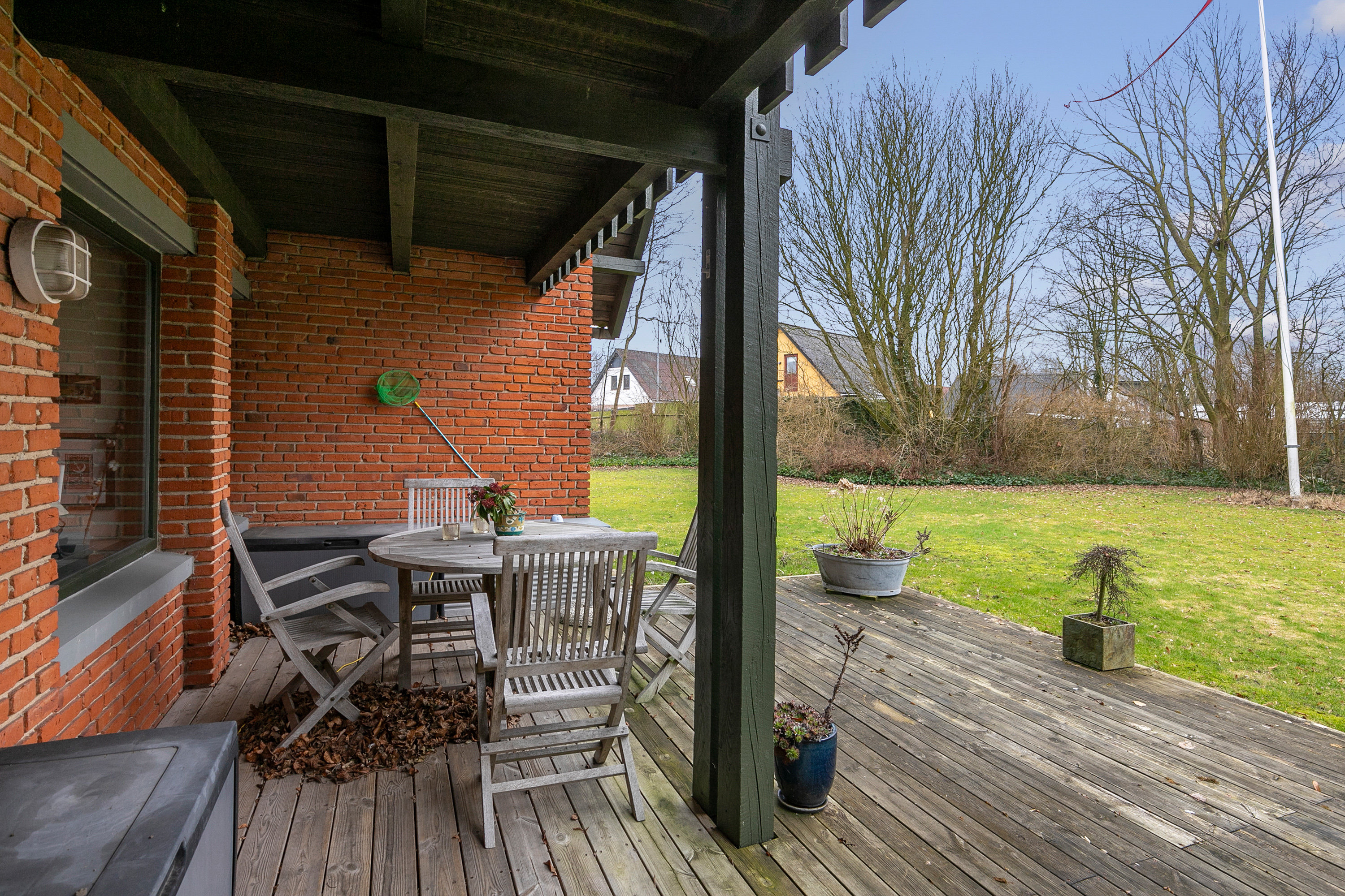 Fremhævet overdækket terrasse billede i fuldskærmstilstand. Billede af Vestergade 57, 9760 Vrå