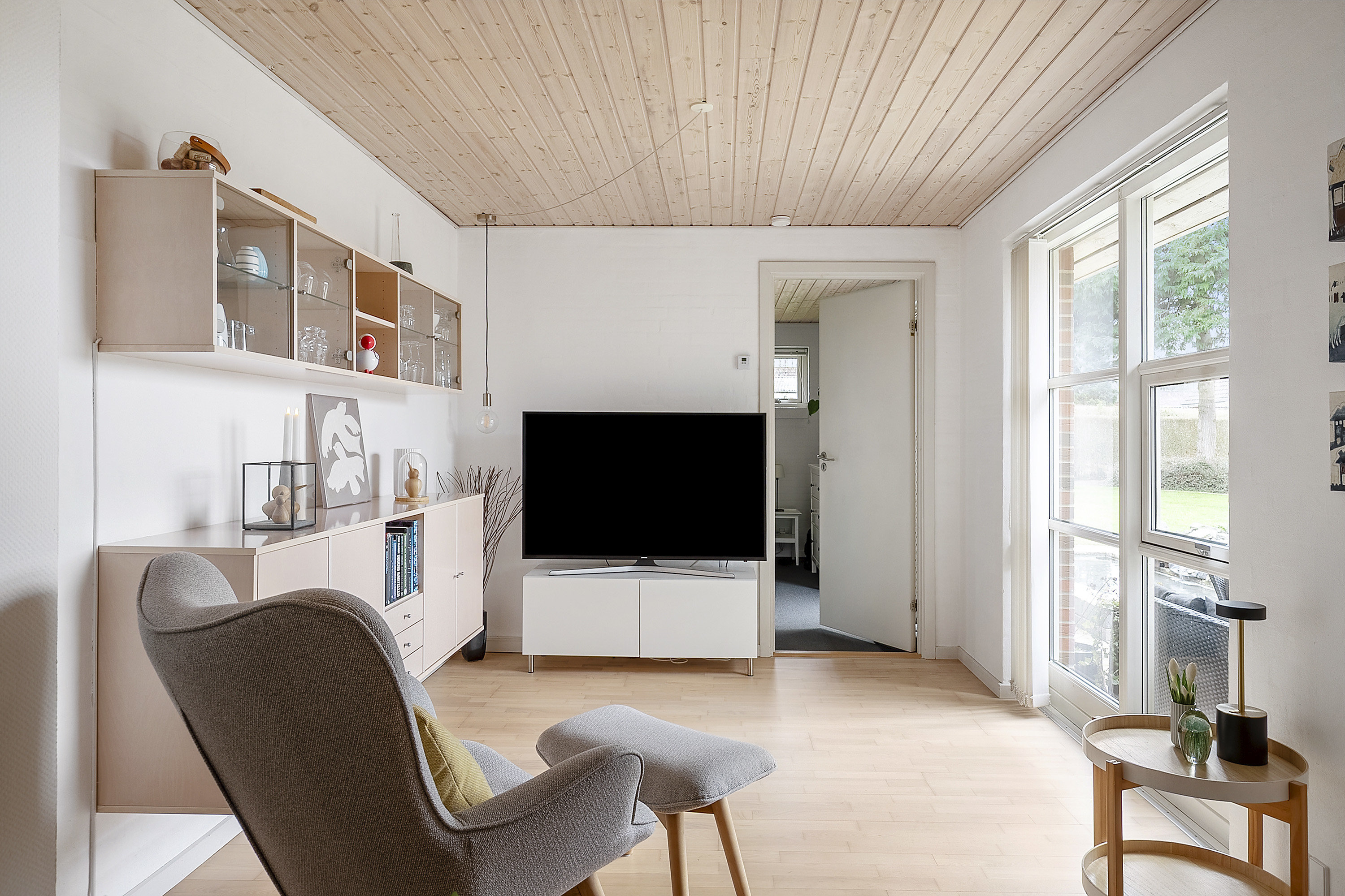 Fremhævet stue billede i fuldskærmstilstand. Billede af Fjordparken 178, 8700 Horsens