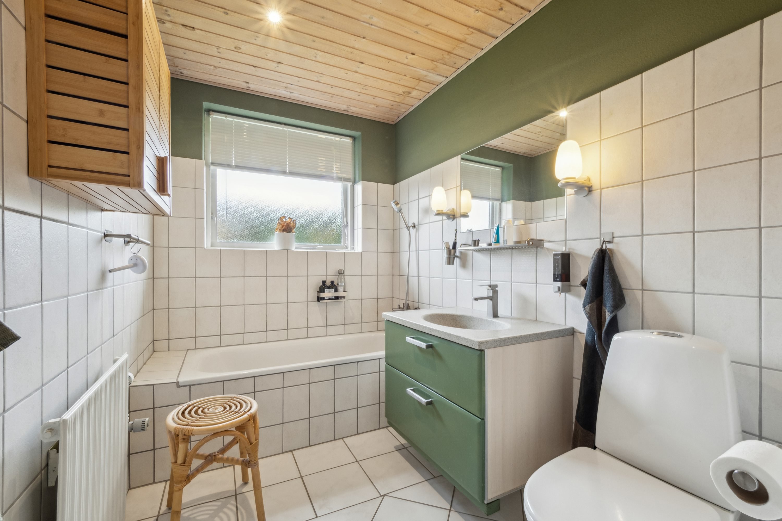 Fremhævet badeværelse billede i fuldskærmstilstand. Billede af Markvænget 24B, Tingstrup, 7700 Thisted