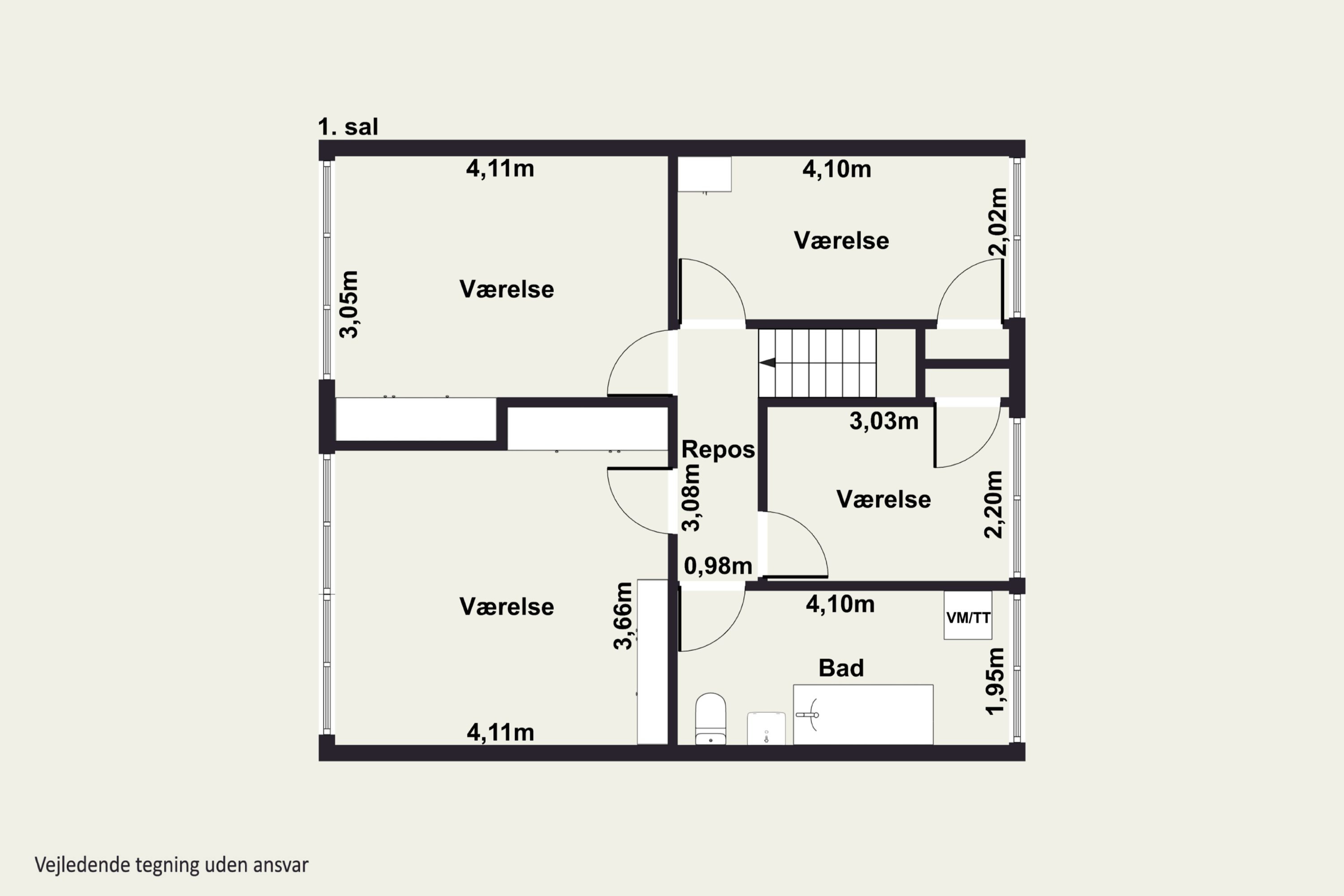 Plantegninger billede af Åbrinken 92, 2830 Virum