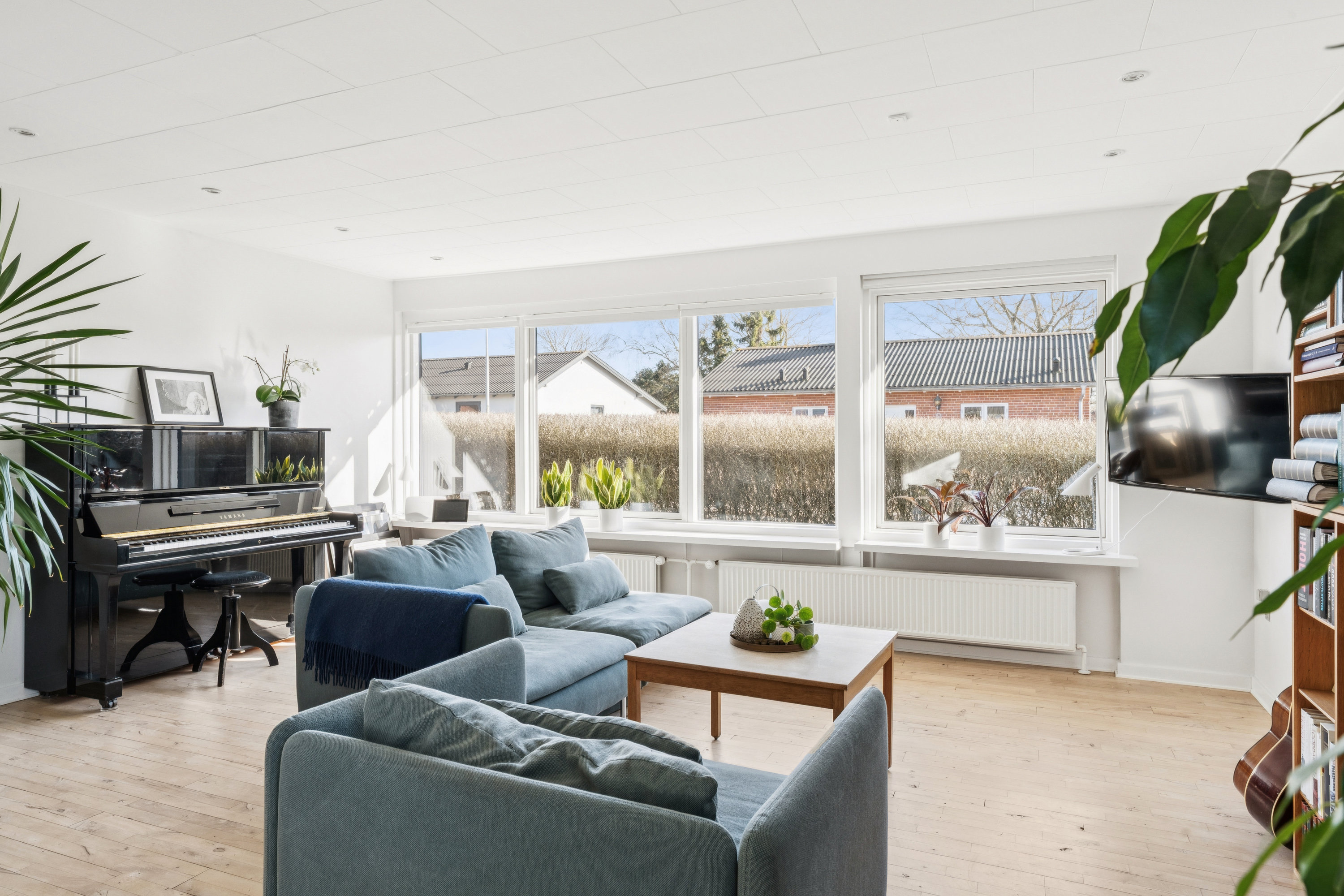 Fremhævet stue billede i fuldskærmstilstand. Billede af Dalvej 9, 9240 Nibe