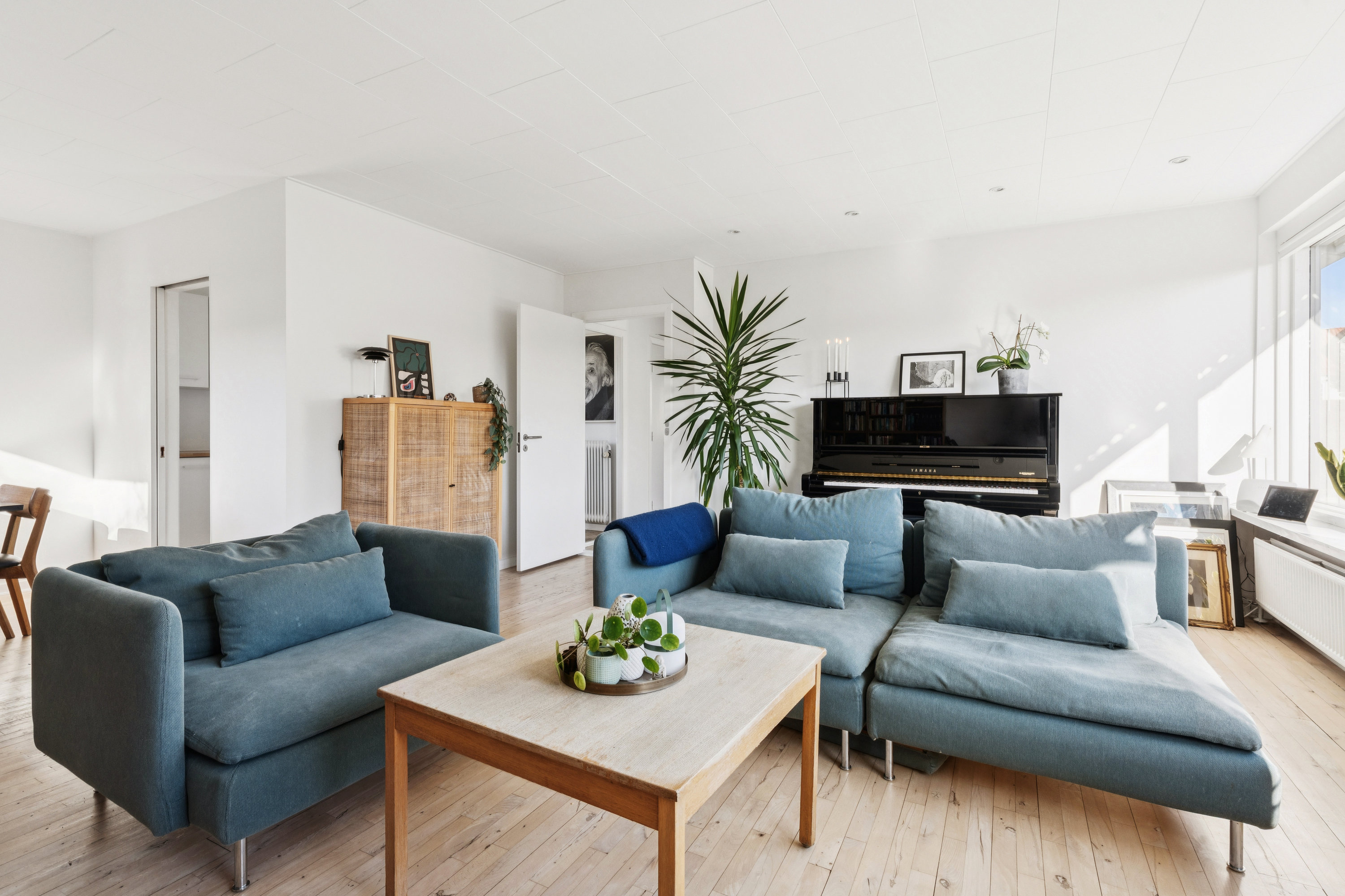 Fremhævet stue billede i fuldskærmstilstand. Billede af Dalvej 9, 9240 Nibe