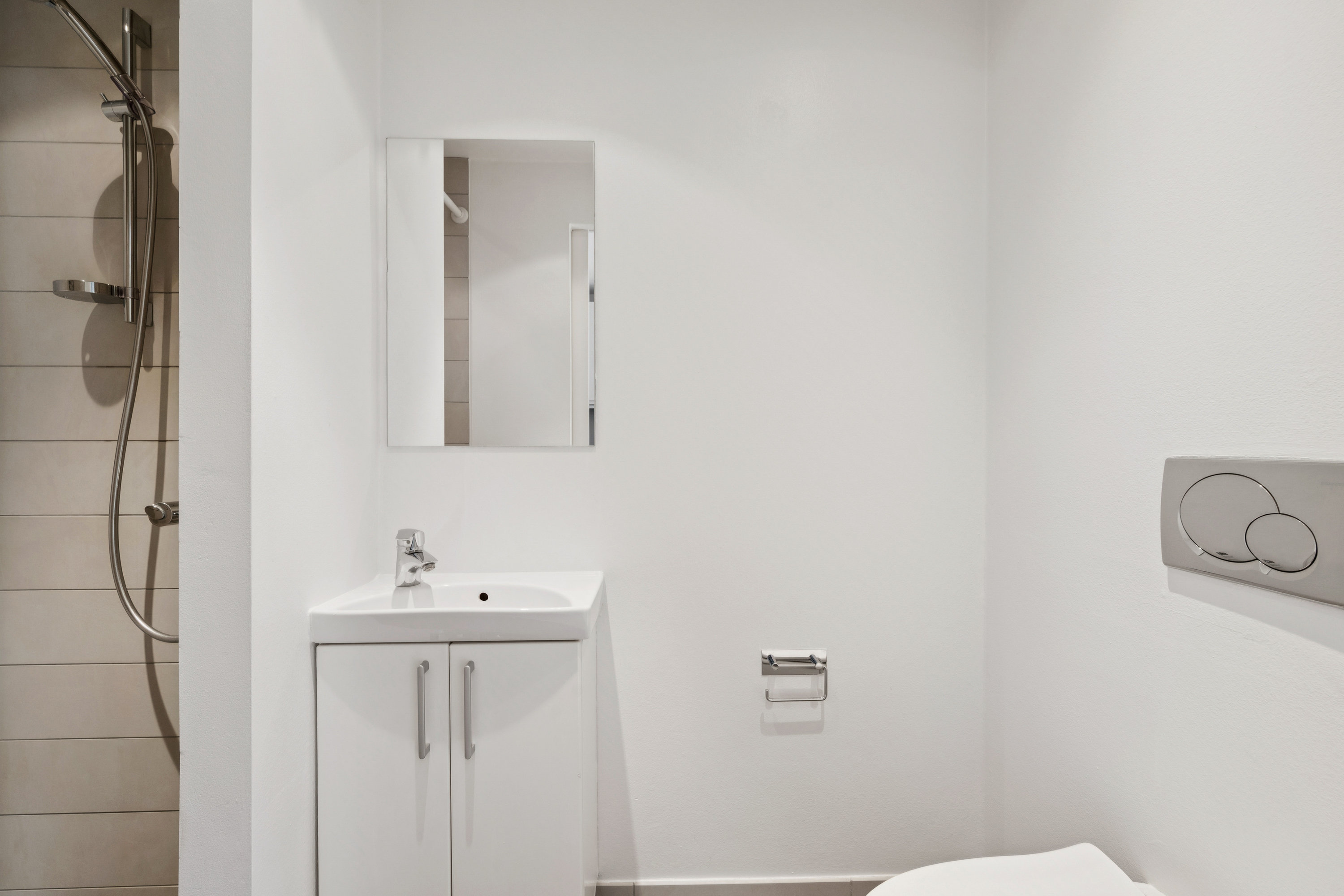 Fremhævet badeværelse billede i fuldskærmstilstand. Billede af Langelandsgade 7, 4. 5., 8000 Aarhus C