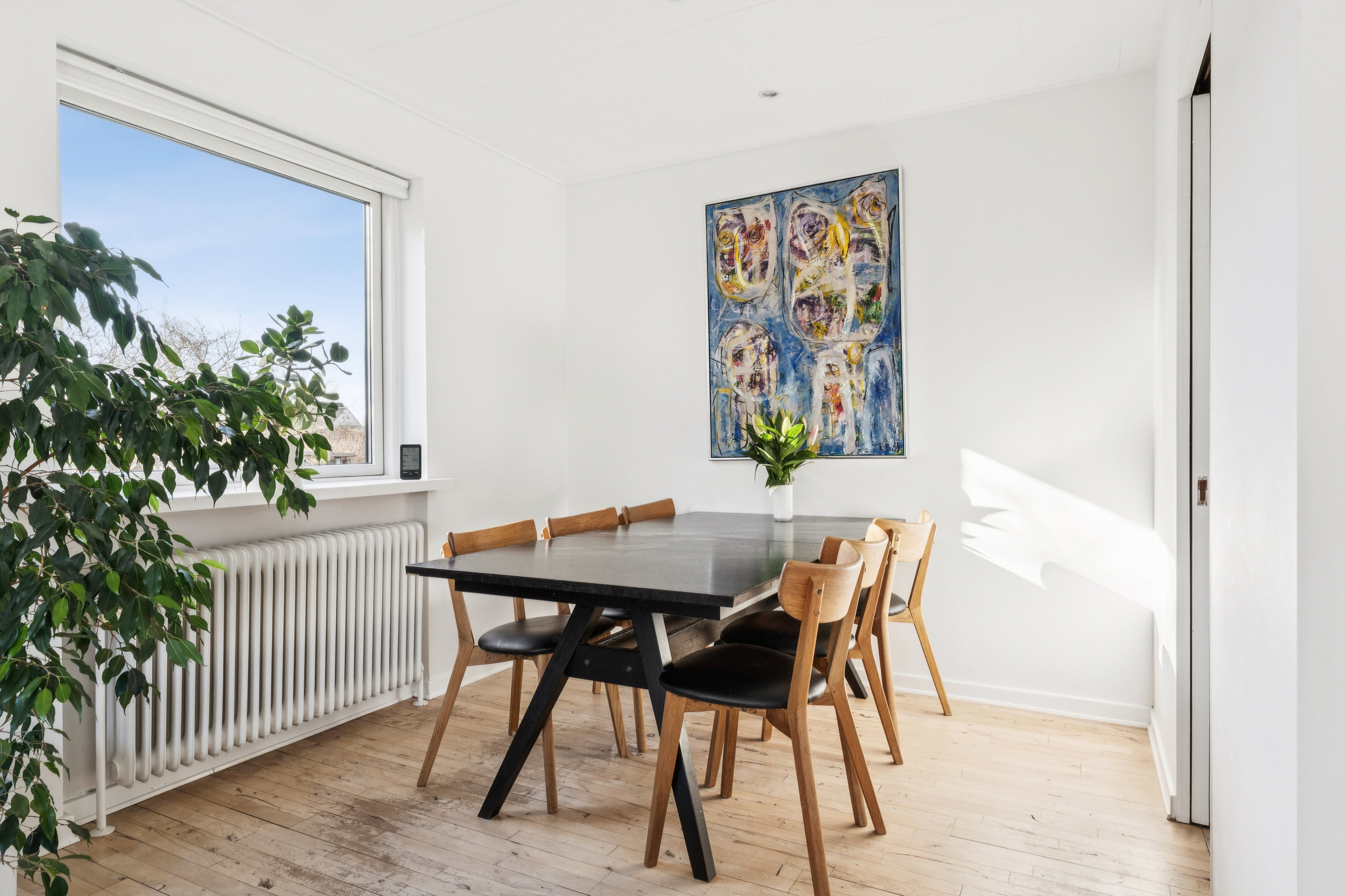 Fremhævet stue billede i fuldskærmstilstand. Billede af Dalvej 9, 9240 Nibe