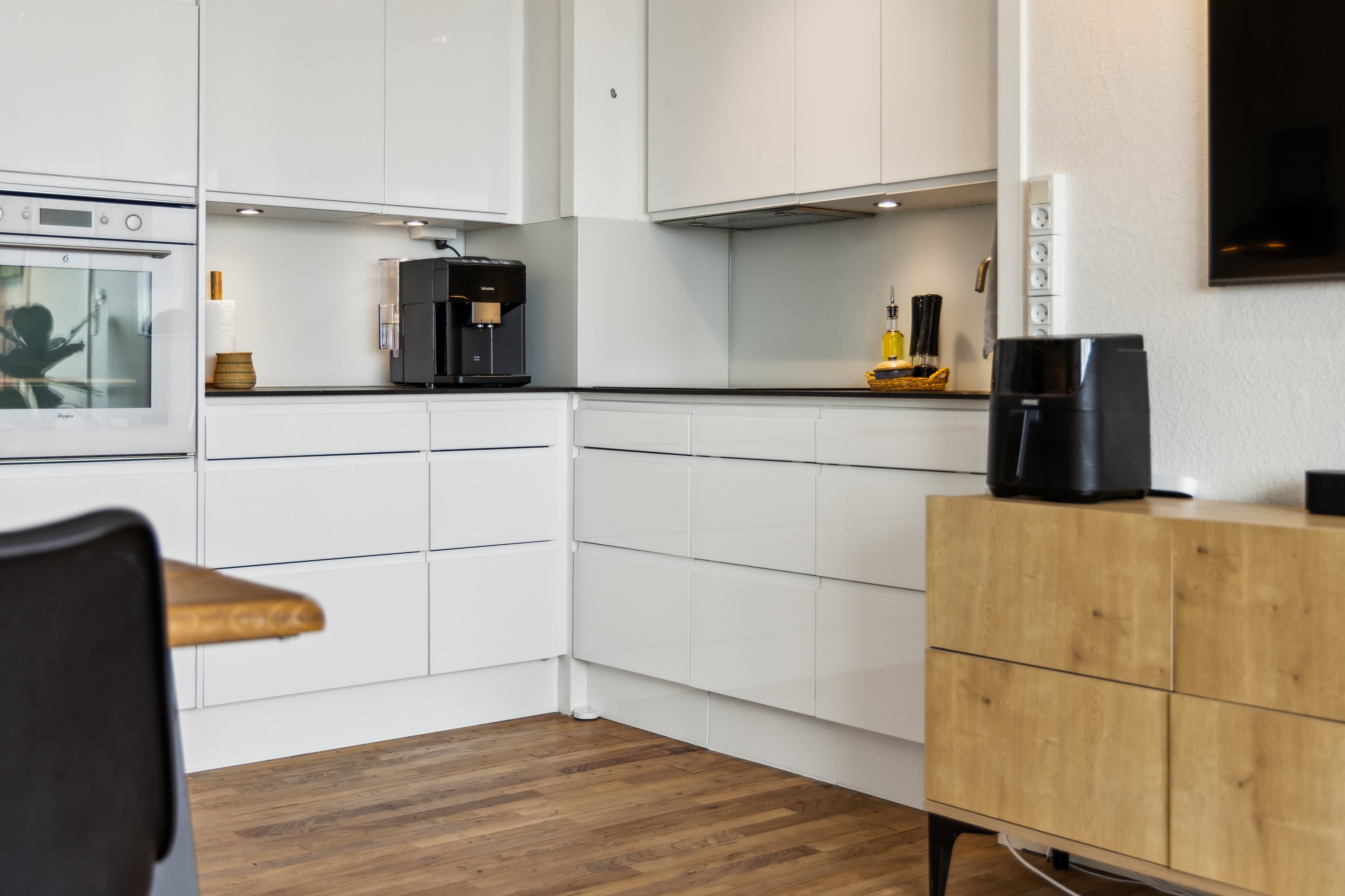 Fremhævet køkken billede i fuldskærmstilstand. Billede af Vesterbro 127, 8. 806., 9000 Aalborg