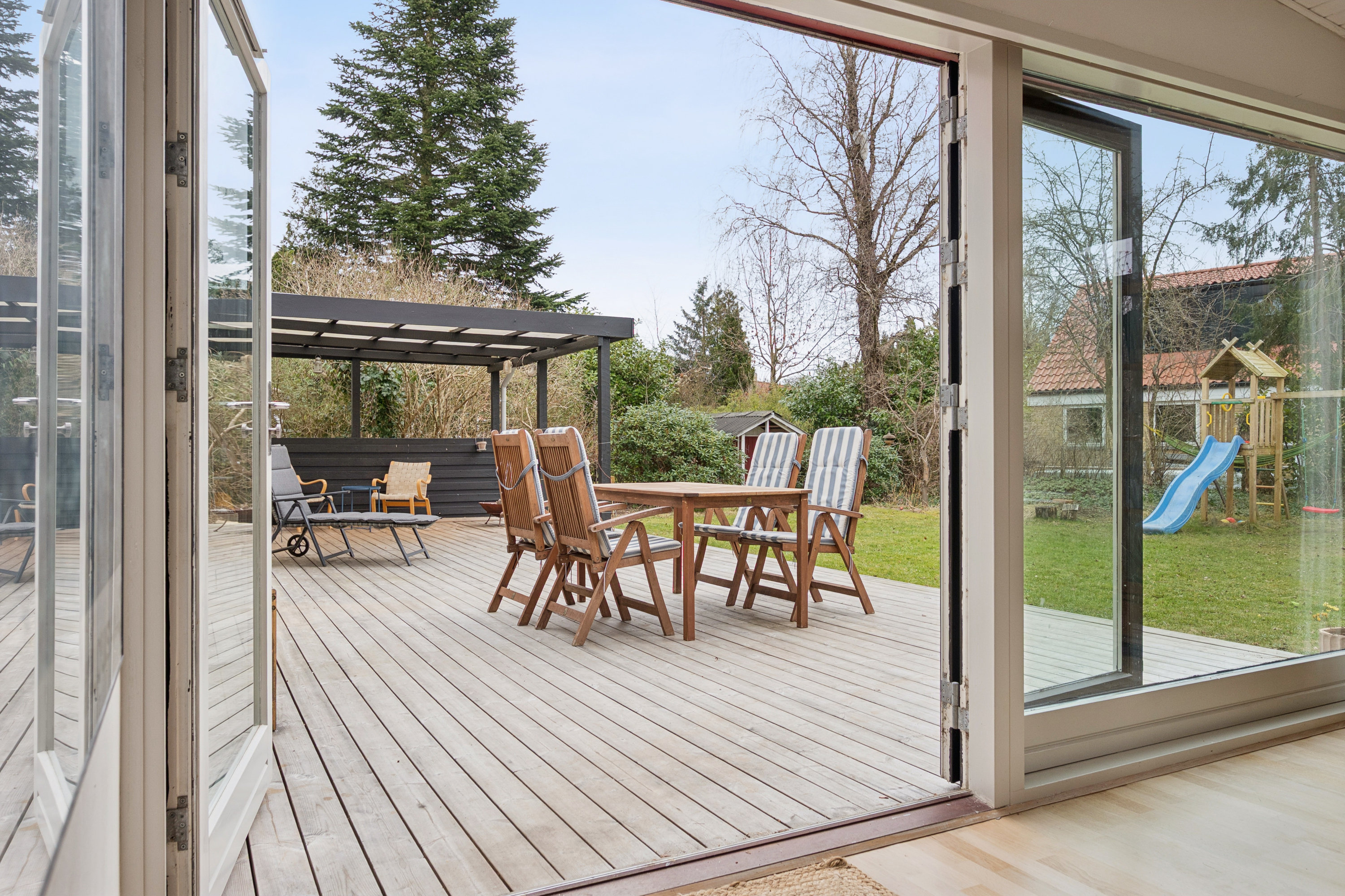 Fremhævet terrasse billede i fuldskærmstilstand. Billede af Bygmarken 12, Mørdrup, 3060 Espergærde