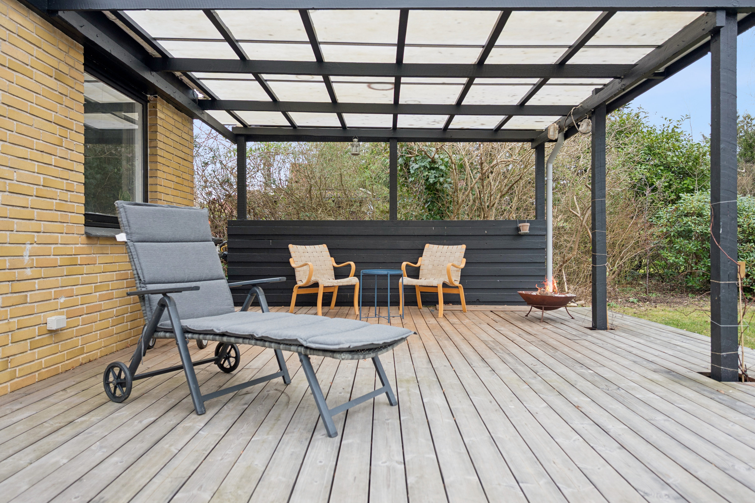 Fremhævet terrasse billede i fuldskærmstilstand. Billede af Bygmarken 12, Mørdrup, 3060 Espergærde