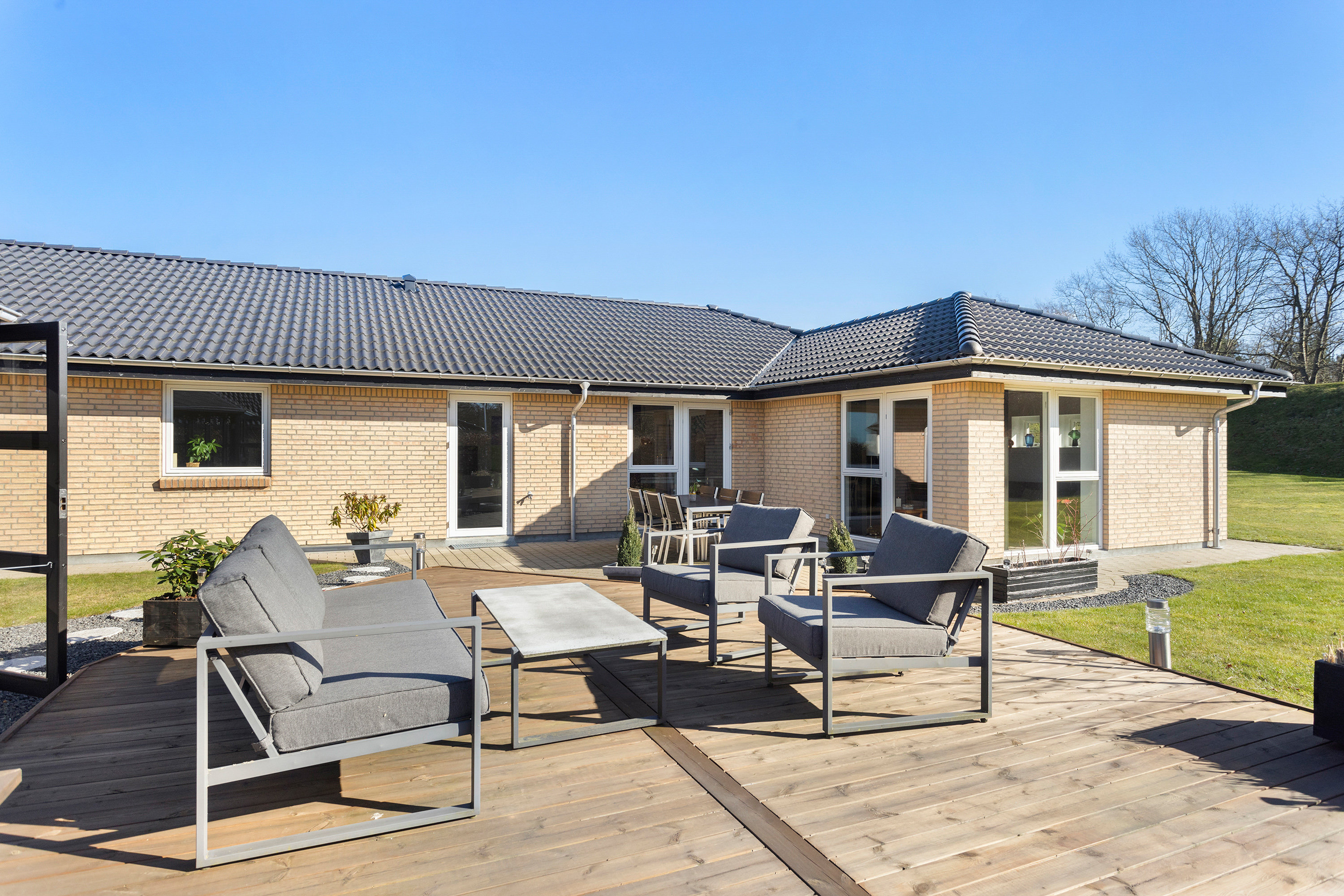 Fremhævet terrasse billede i fuldskærmstilstand. Billede af Golfhaven 8, 9900 Frederikshavn