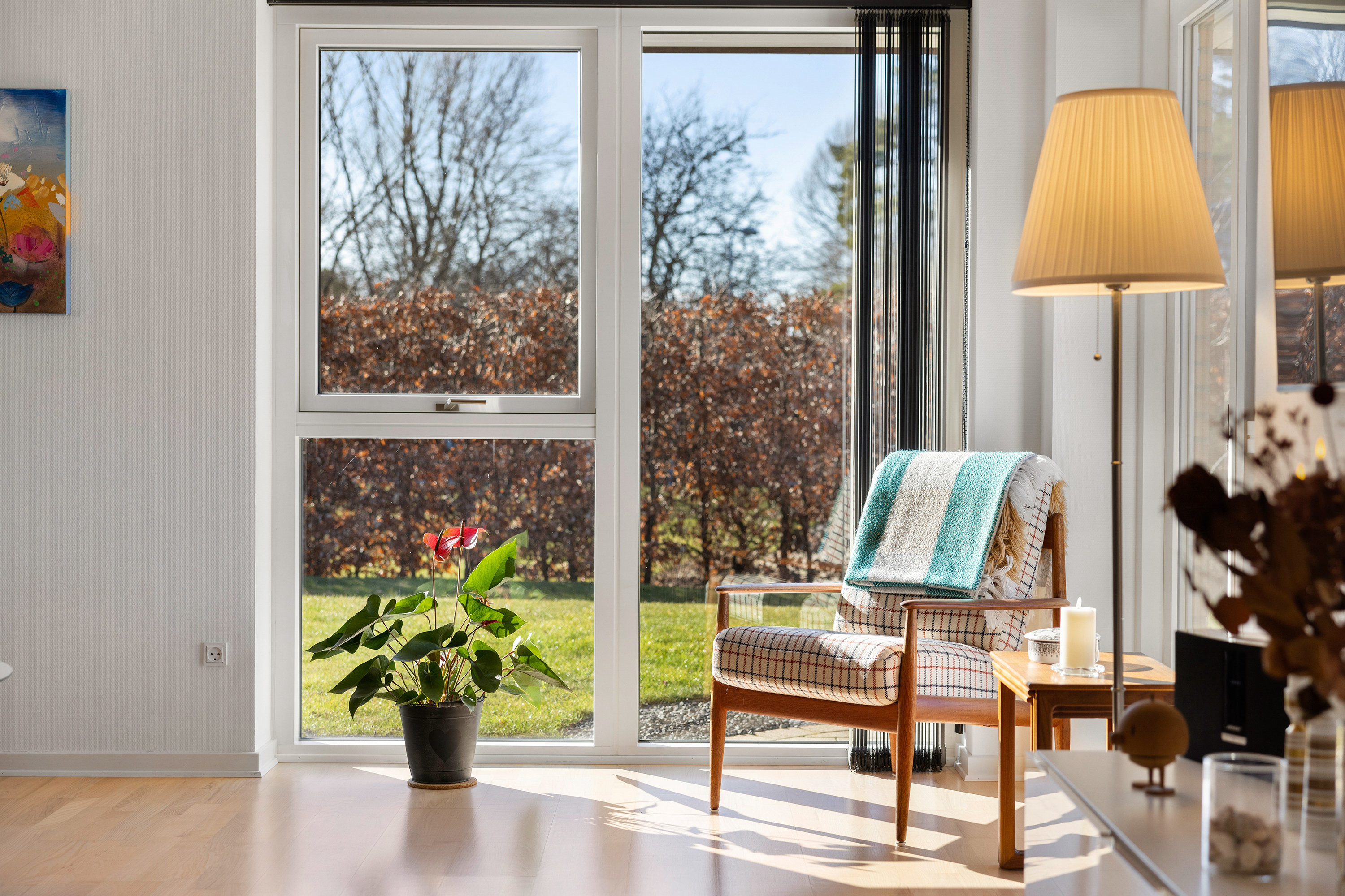 Fremhævet stue billede i fuldskærmstilstand. Billede af Golfhaven 8, 9900 Frederikshavn