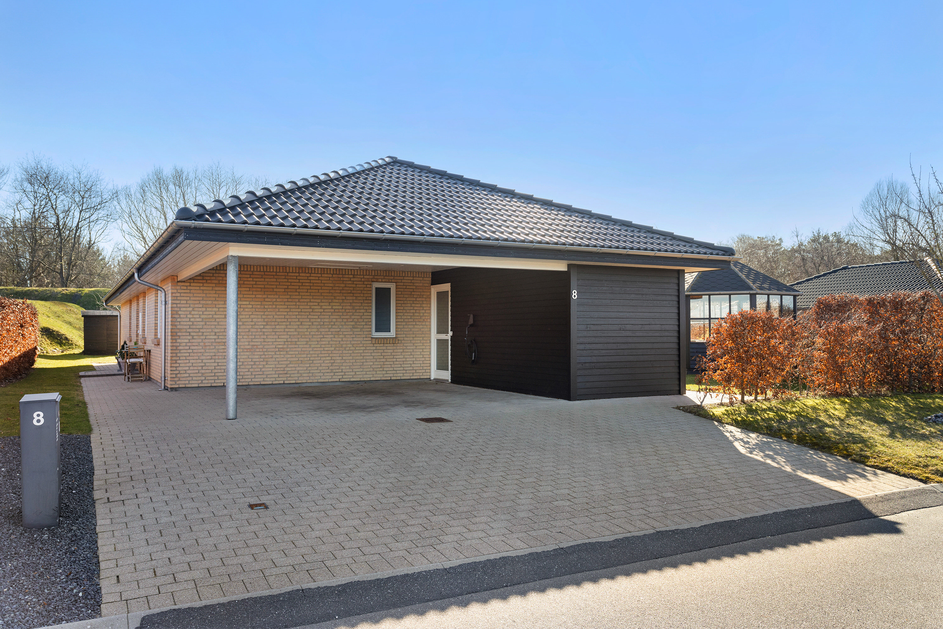 Fremhævet facade billede i fuldskærmstilstand. Billede af Golfhaven 8, 9900 Frederikshavn