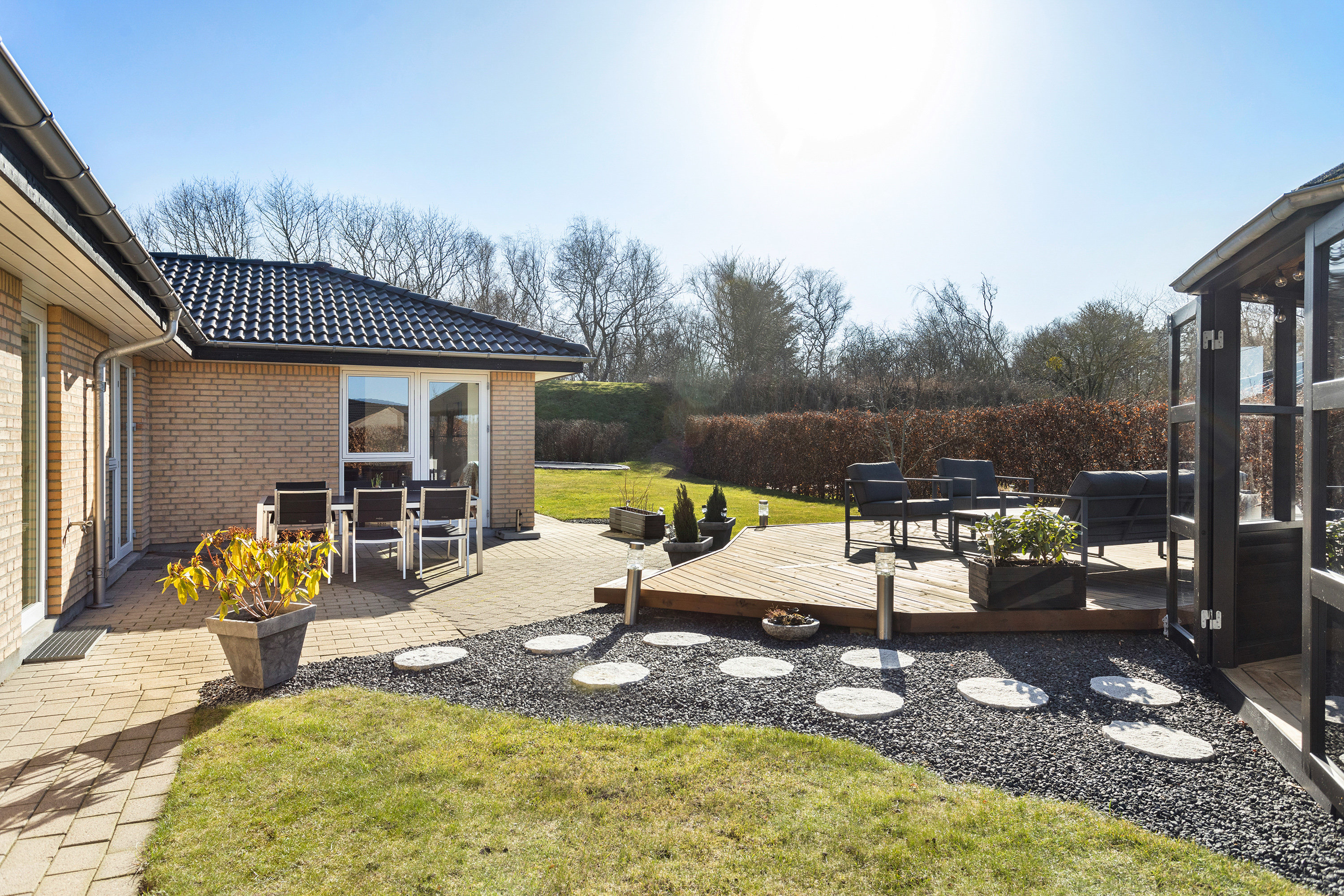 Fremhævet terrasse billede i fuldskærmstilstand. Billede af Golfhaven 8, 9900 Frederikshavn