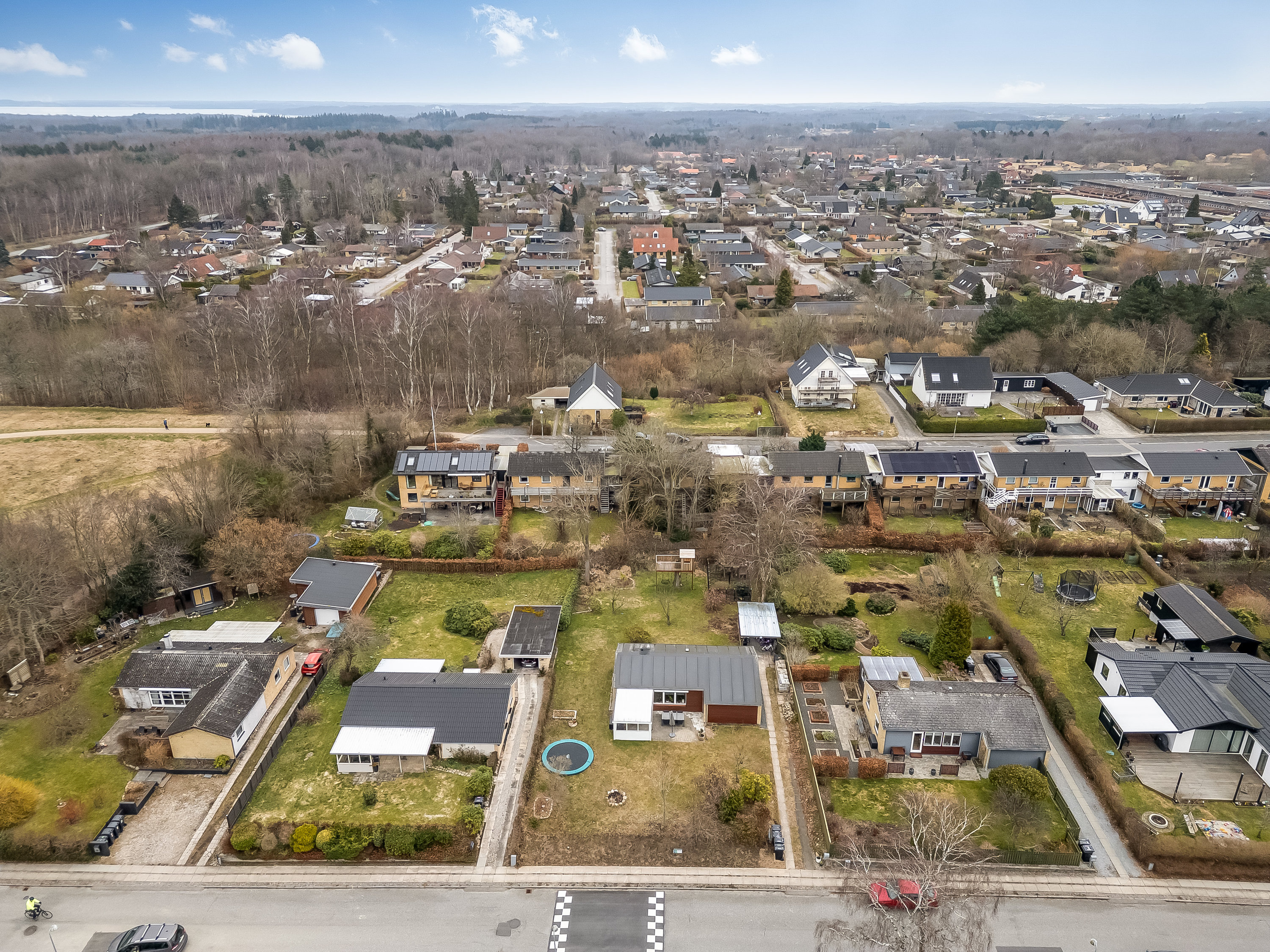 Fremhævet luftfoto billede i fuldskærmstilstand. Billede af Skovledet 138, 3400 Hillerød