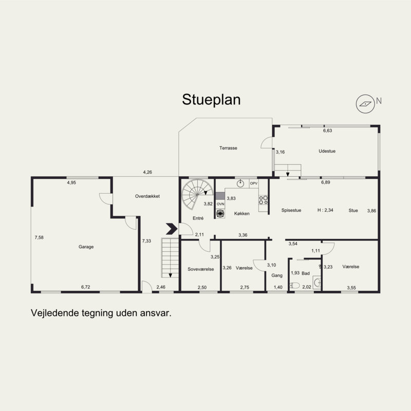 Plantegninger billede af Fjordparken 46, 8700 Horsens