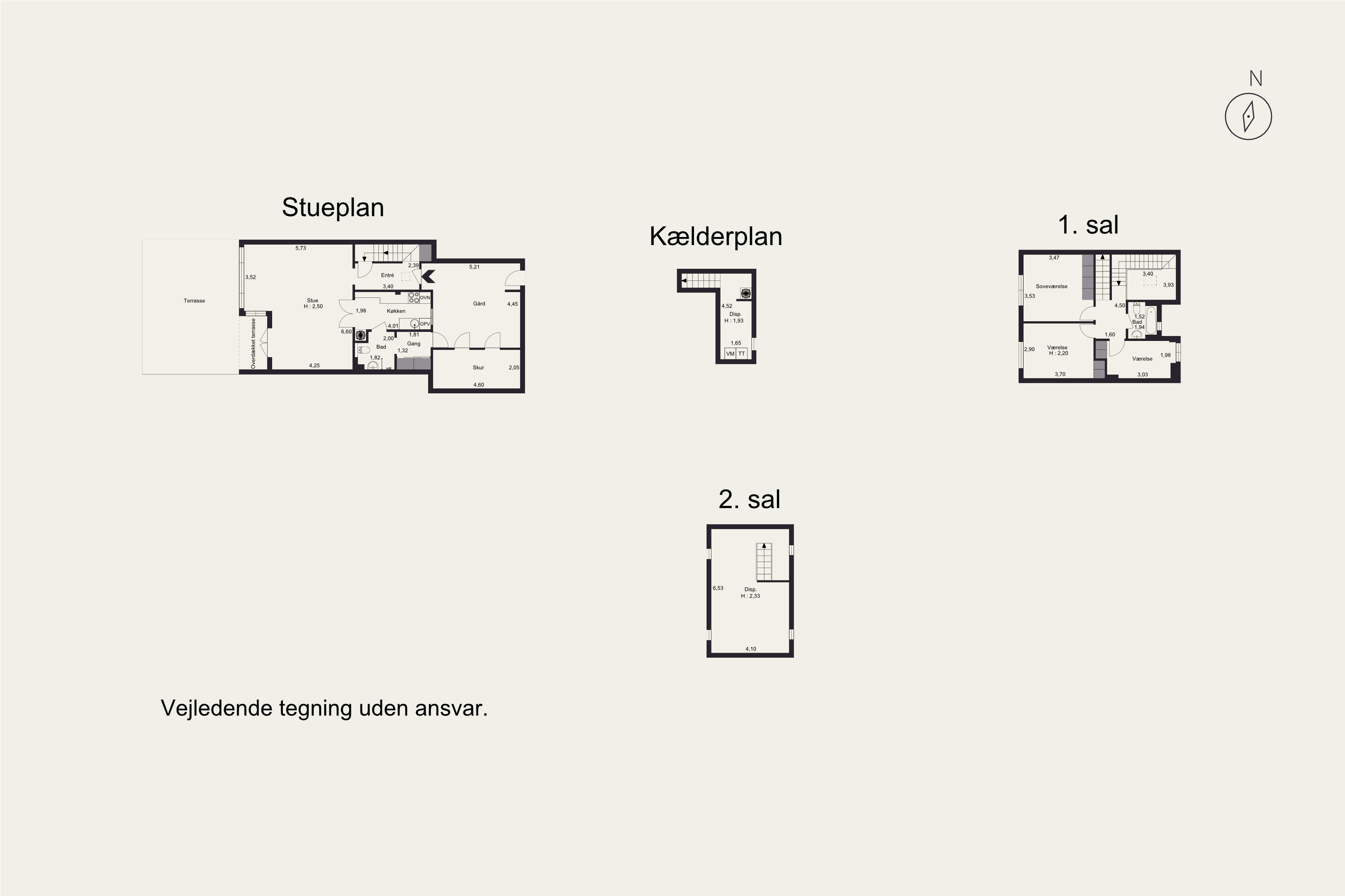 Plantegninger billede af Vejlemosevej 54, 2840 Holte