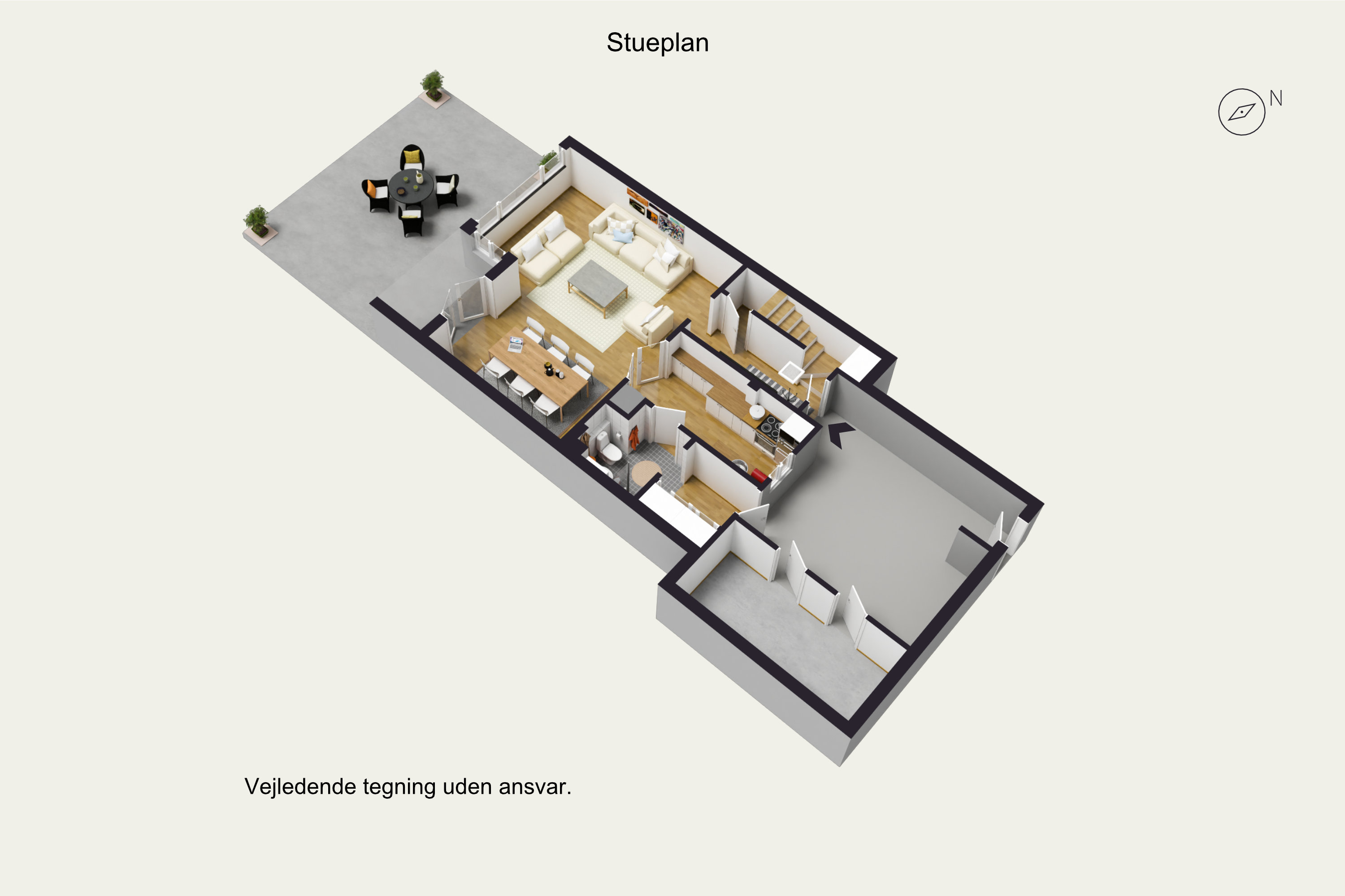 Plantegninger billede af Vejlemosevej 54, 2840 Holte