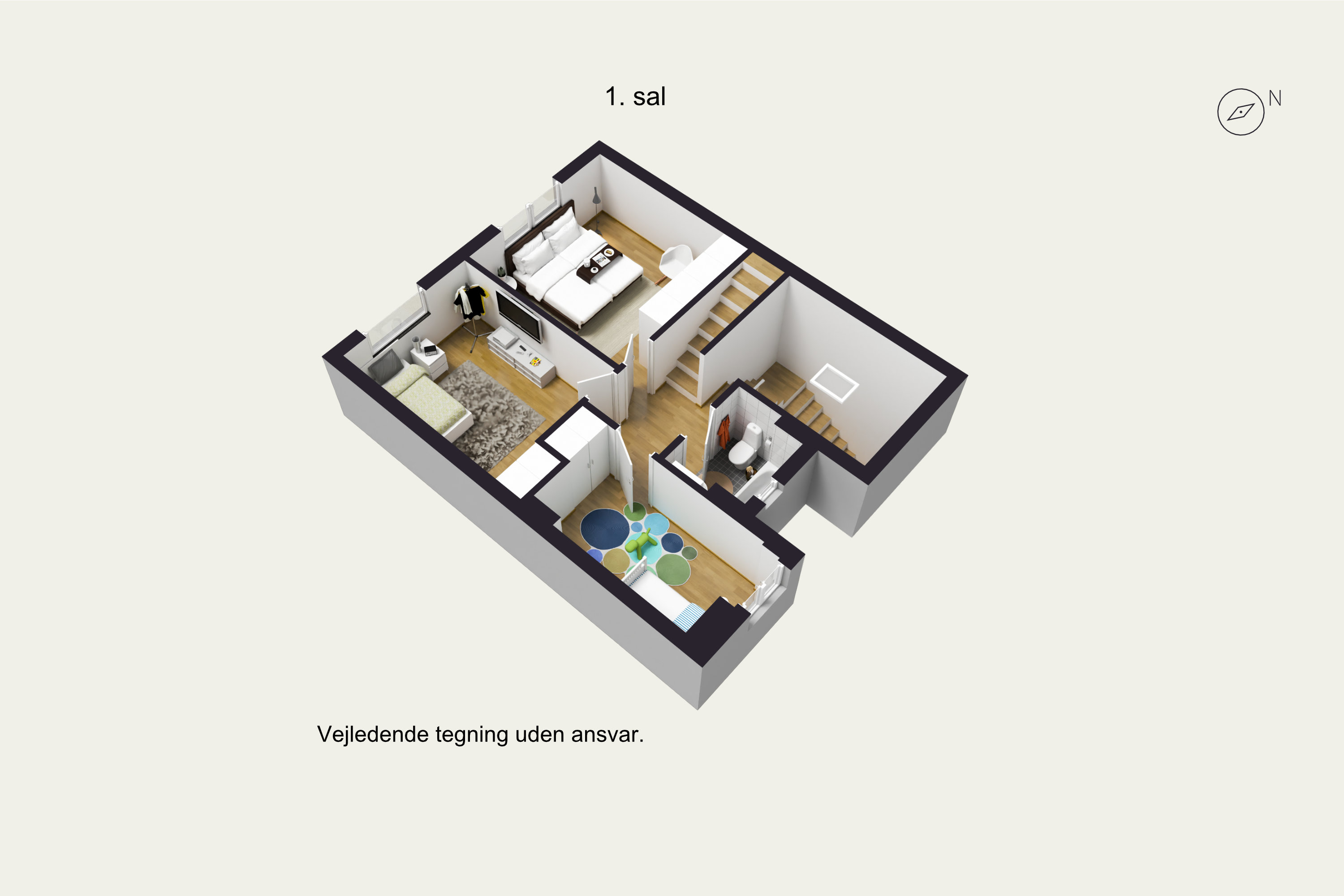 Plantegninger billede af Vejlemosevej 54, 2840 Holte