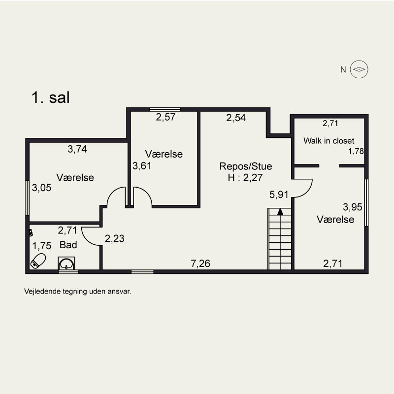 Plantegninger billede af Langergårdvej 18, Resen, 7600 Struer