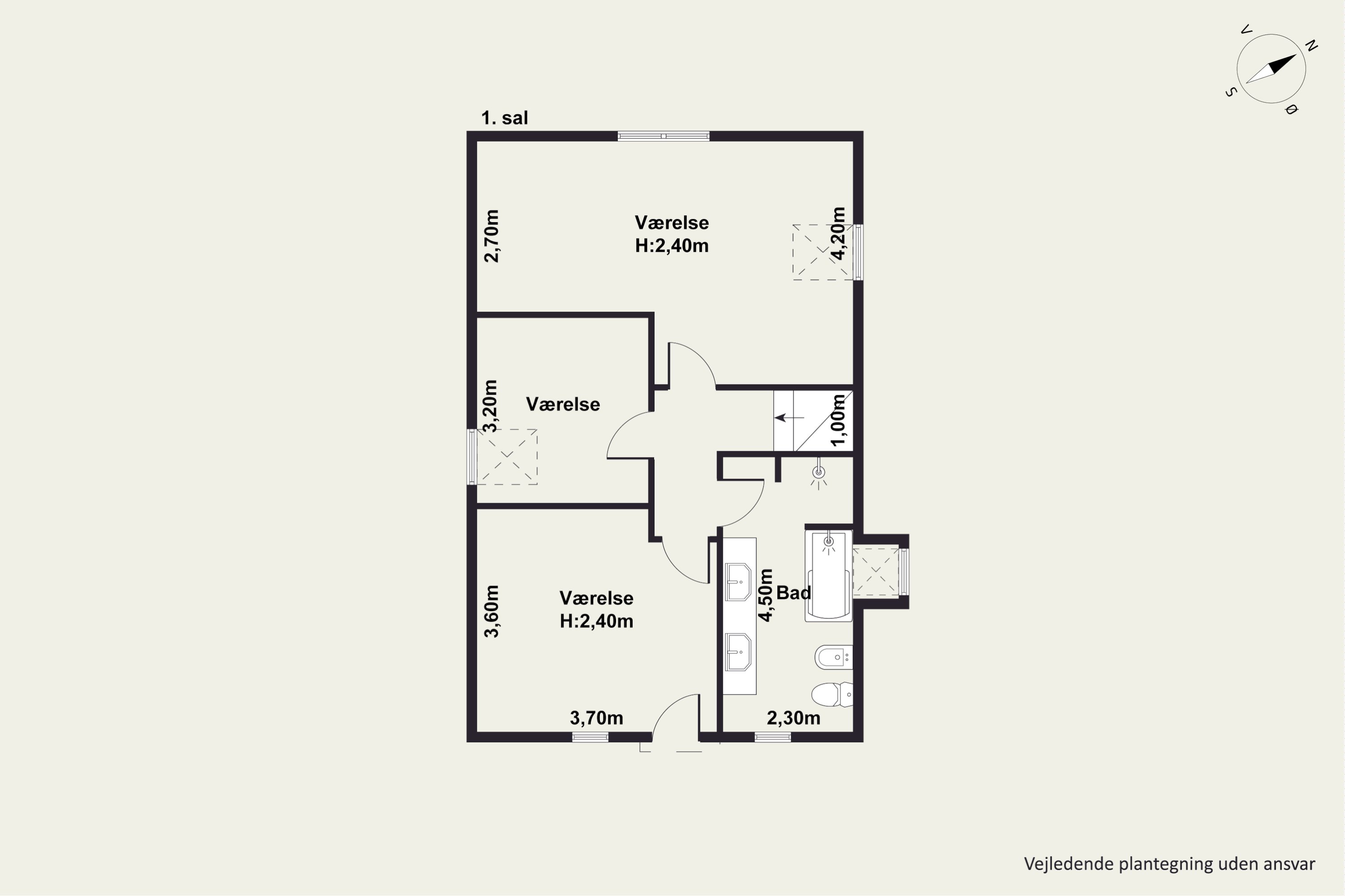 Plantegninger billede af Olsbæk Strandvej 56A, 2670 Greve