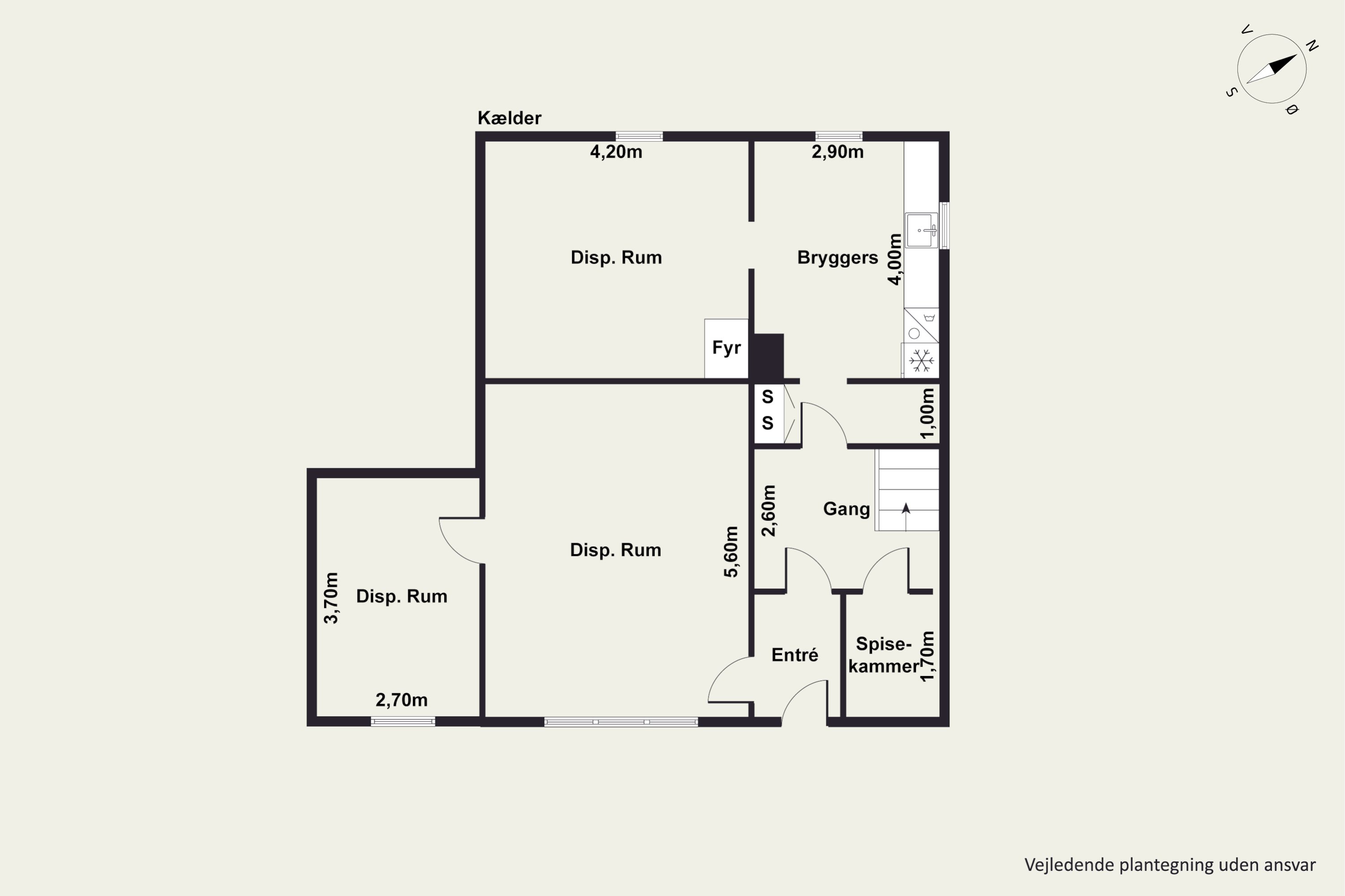 Plantegninger billede af Olsbæk Strandvej 56A, 2670 Greve