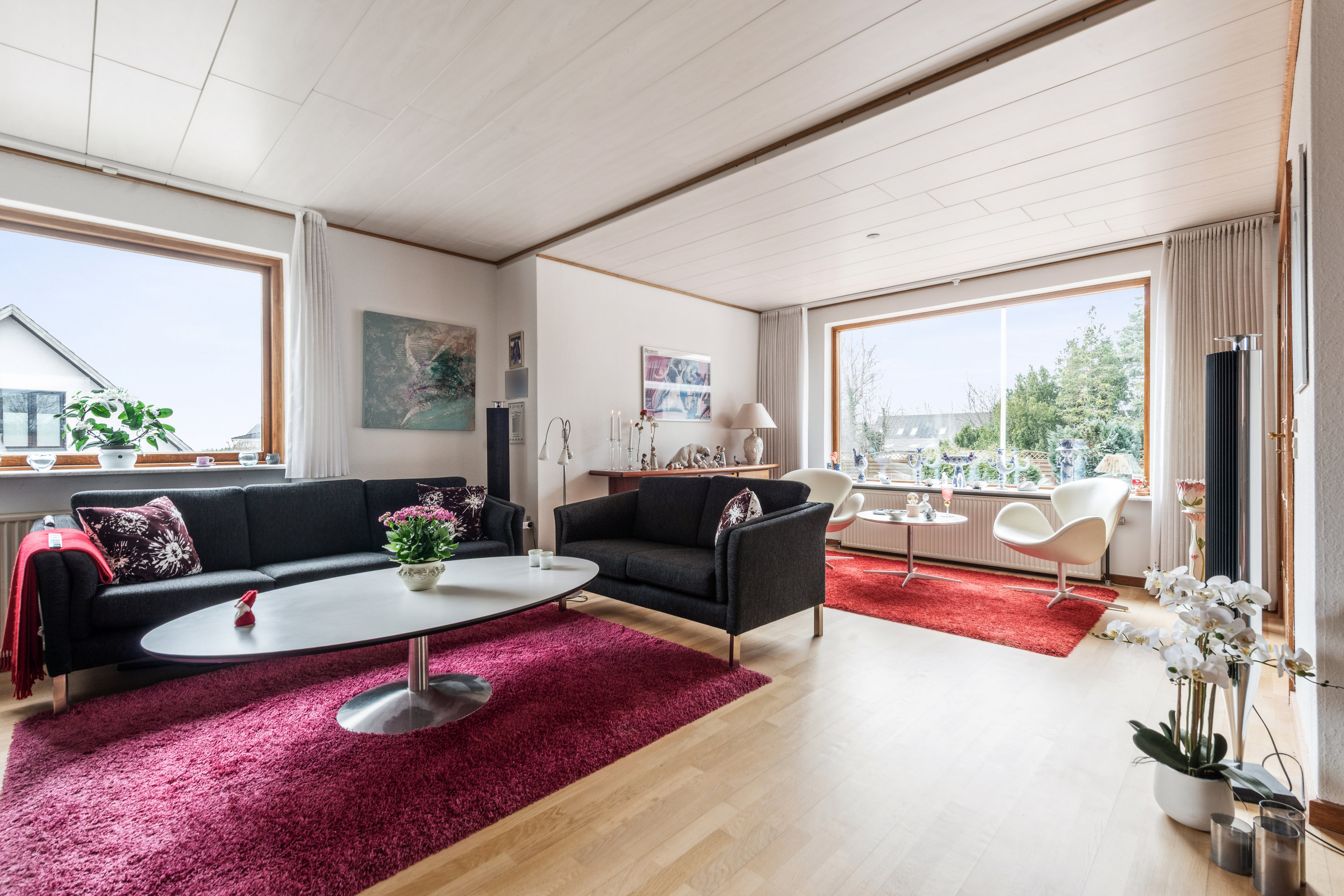 Fremhævet stue billede i fuldskærmstilstand. Billede af Olsbæk Strandvej 56A, 2670 Greve