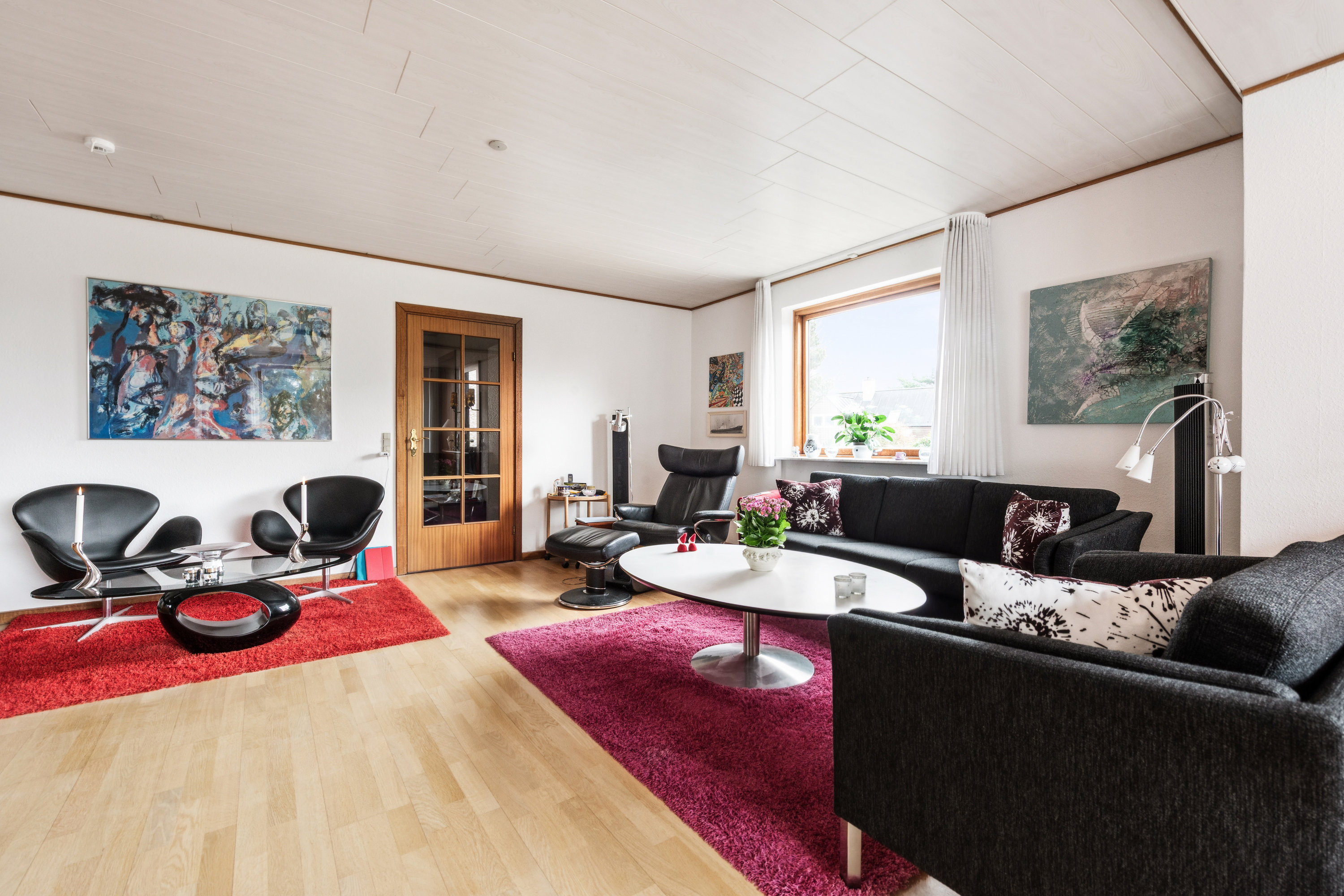 Fremhævet stue billede i fuldskærmstilstand. Billede af Olsbæk Strandvej 56A, 2670 Greve